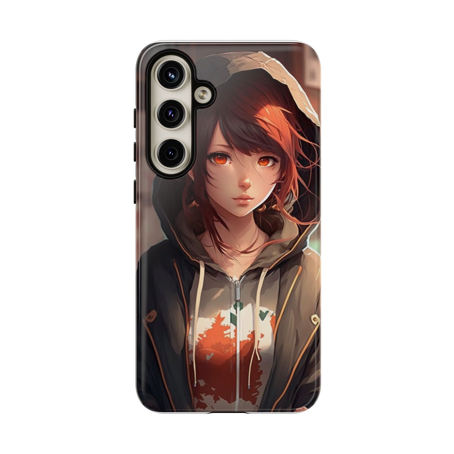 Anime Girl Phone Case - Cute Aesthetic Cover for iPhone, Samsung & Google Pixel, Girly Phone Case, Kawaii Lover Gift