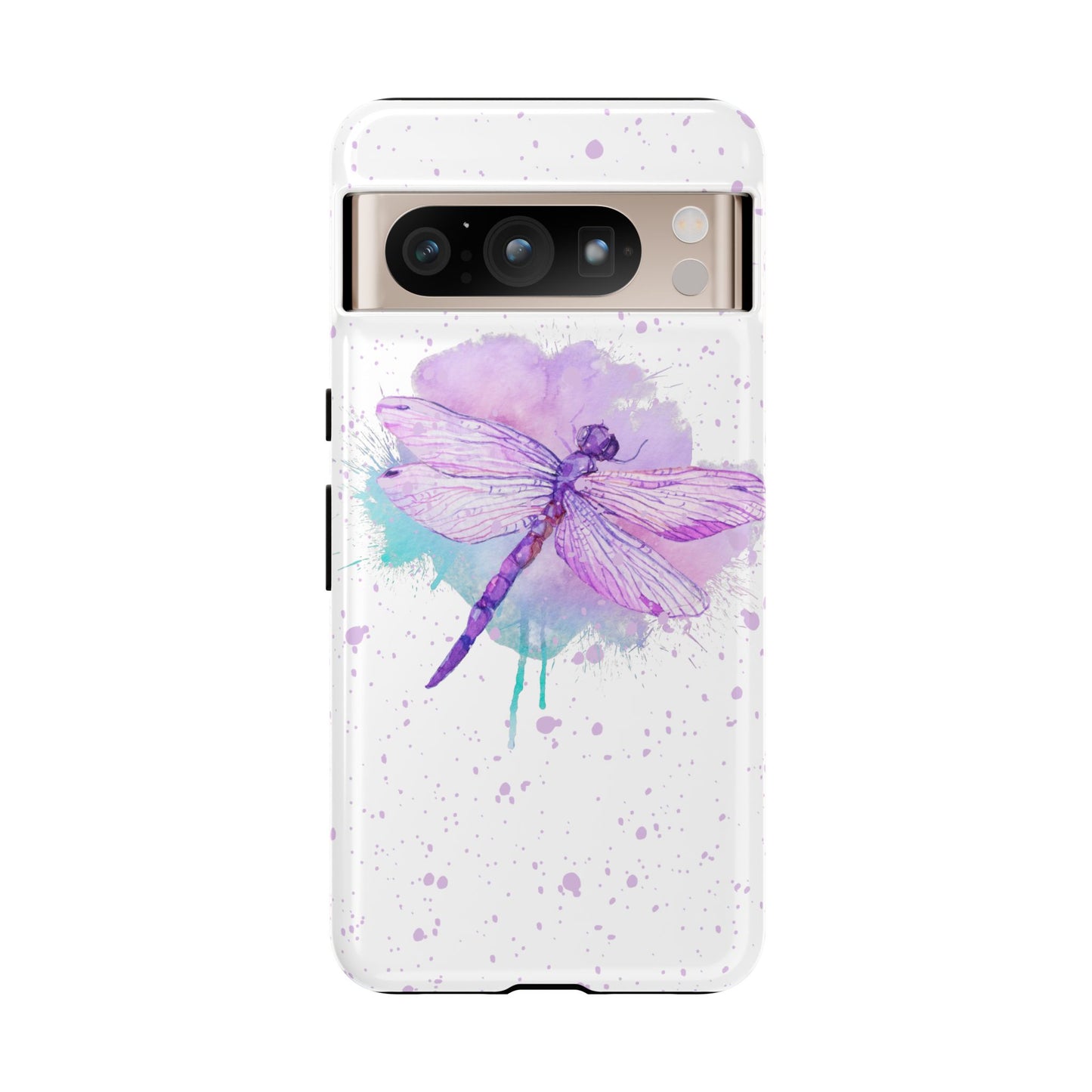Watercolor Dragonfly Print Phone Case - iPhone, Samsung & Google Pixel Cover - Artistic Phone Case, Insect Lover Gift