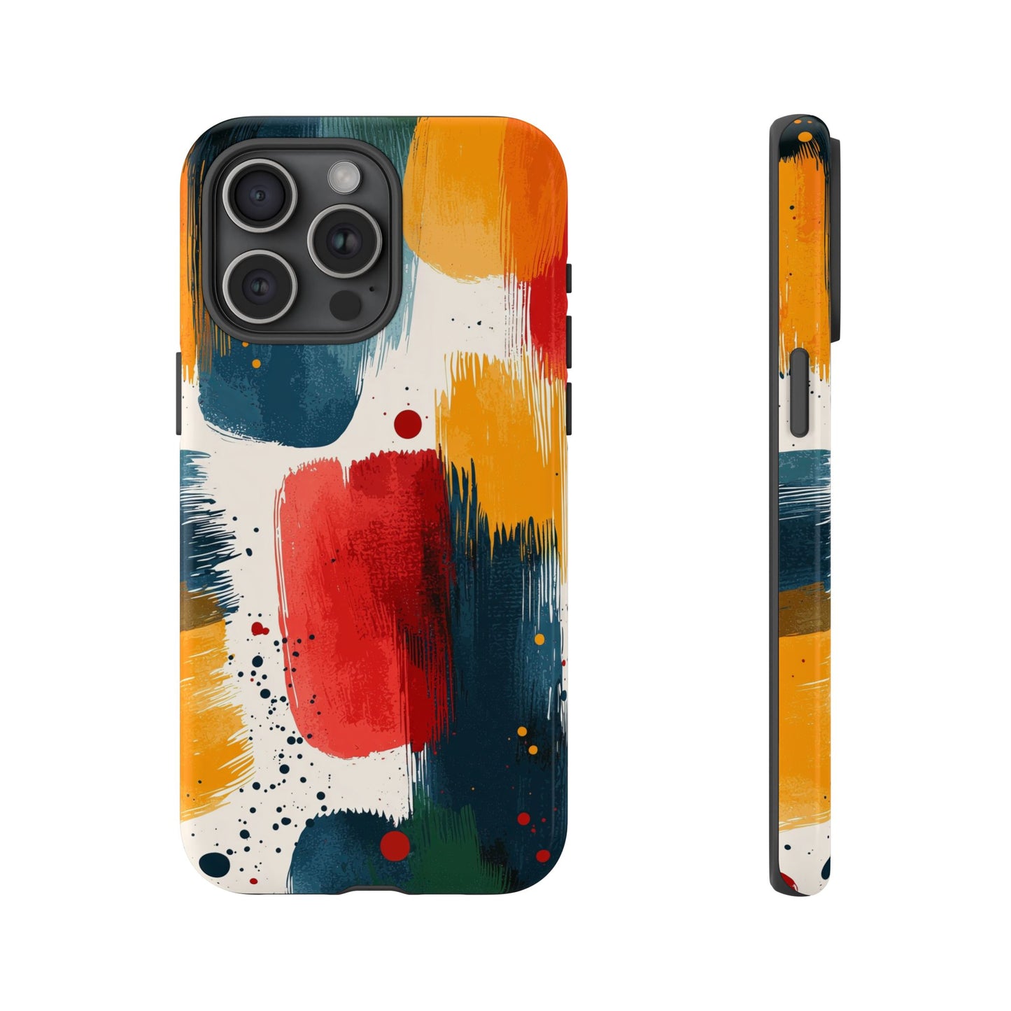 Color Burst Abstract Brushstroke Phone Case for iPhone, Samsung & Pixel