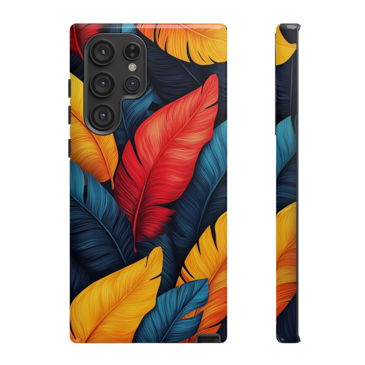 Jungle Toucan Feathers Phone Case β Vibrant & Unique for iPhone, Pixel & Samsung