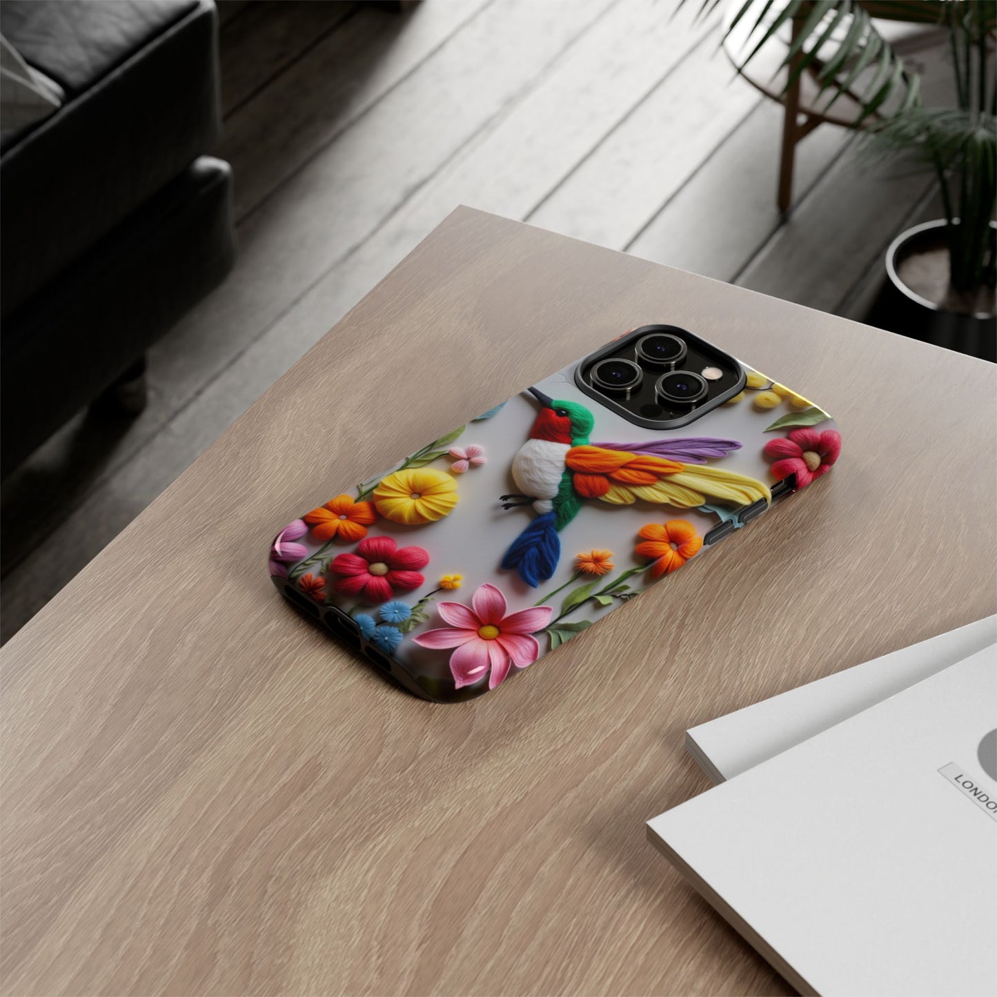 Elegant Hummingbird with Floral Mosaic Design | Nature's Artistic Vibes | Pixel 8 pro