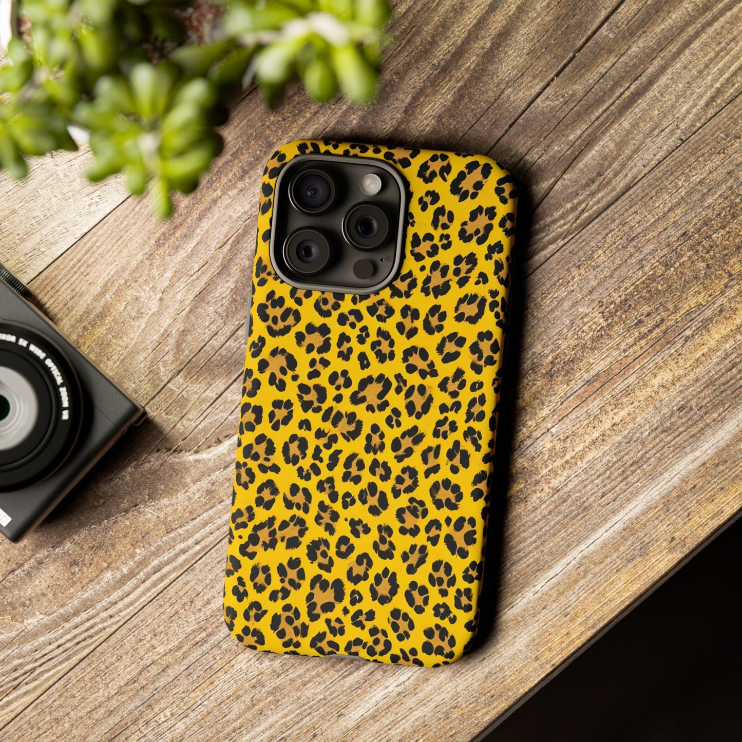 Leopard Texture Printed Back Cover Case phone