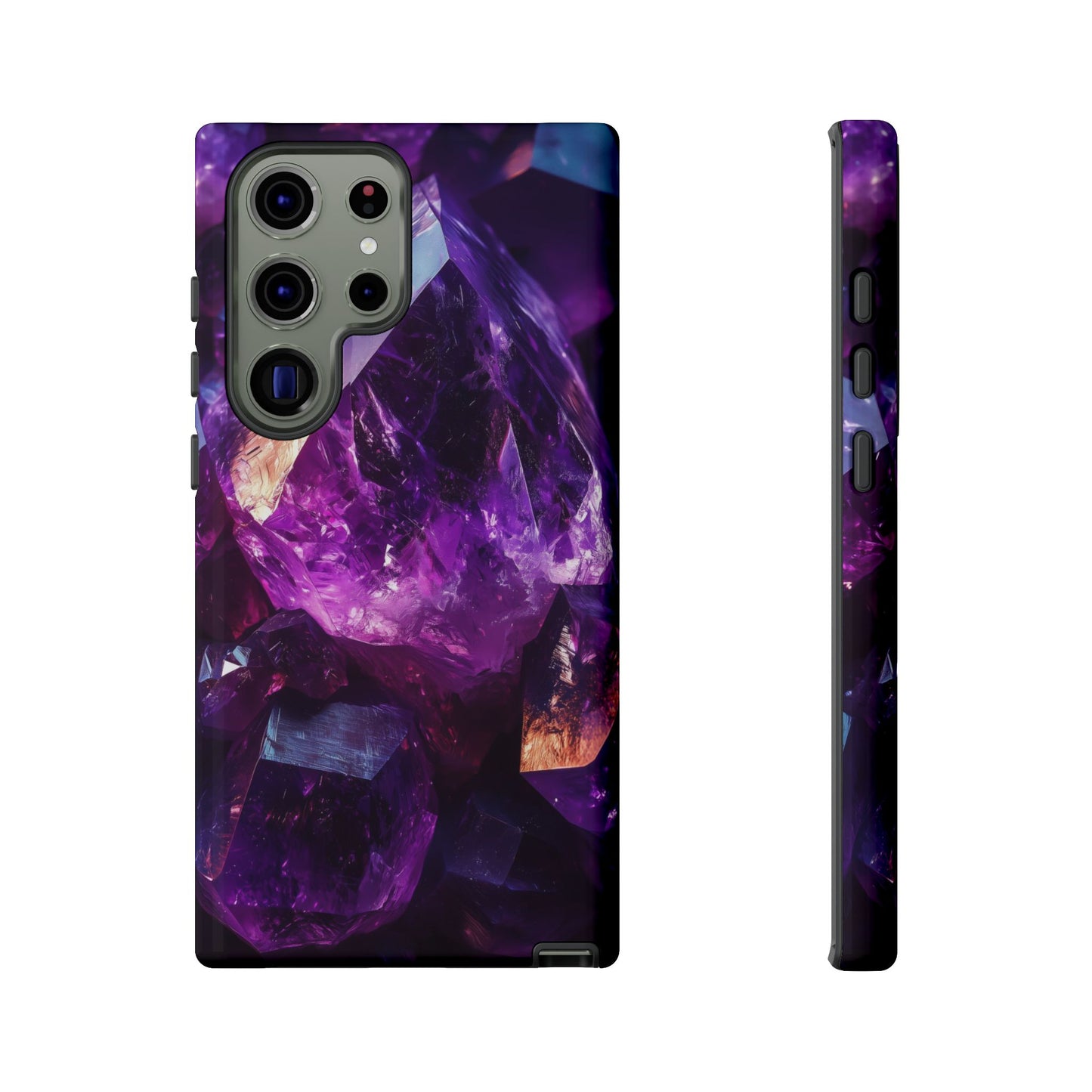 Royal Amethyst Stones Crystals Phone Case for iPhone, Samsung & Google Pixel