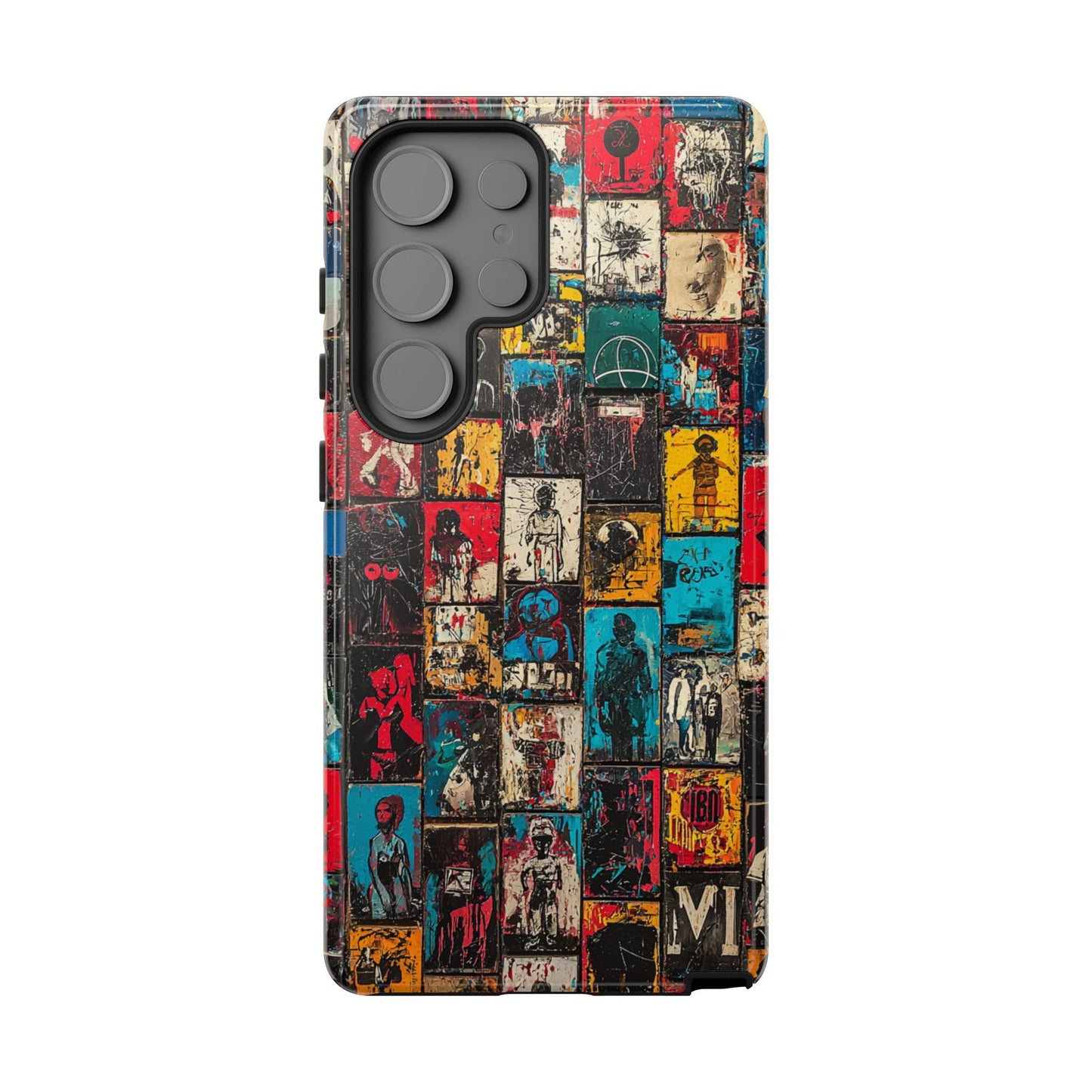 Abstract Art Phone Case – Basquiat-Inspired Phone Cover - iPhone, Samsung & Google Pixel Cover - Artistic Painting Case, Art Lover Gift