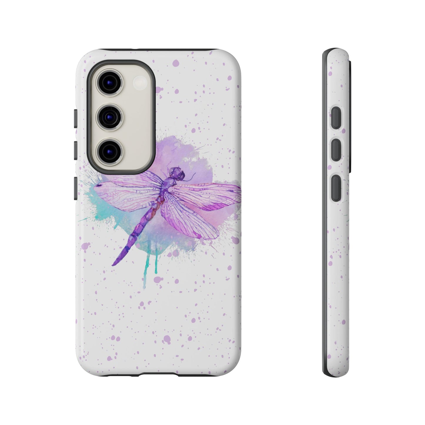 Watercolor Dragonfly Print Phone Case - iPhone, Samsung & Google Pixel Cover - Artistic Phone Case, Insect Lover Gift