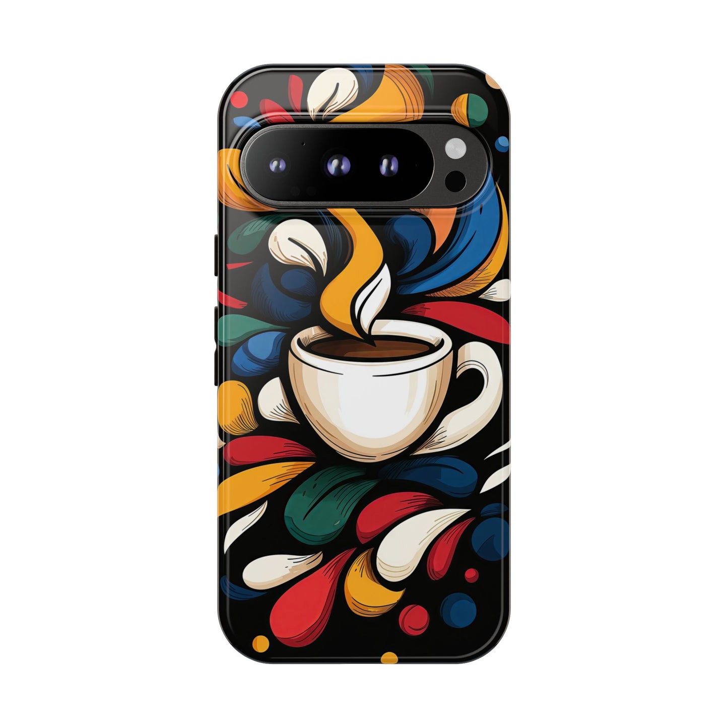 Brewed Blooms – Coffee & Color Floral Case for iPhone, Pixel & Samsung
