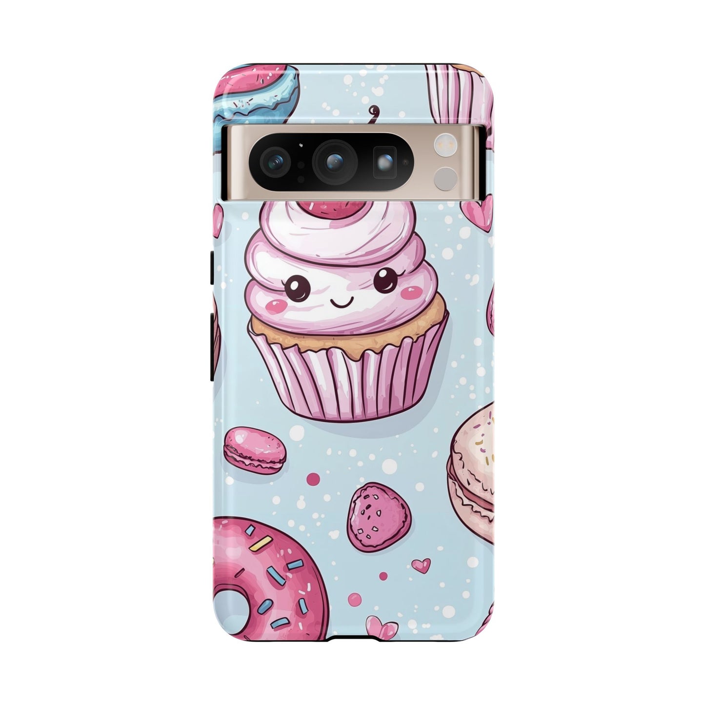 Kawaii Sweets: Adorable Dessert Anime Phone Case for iPhone, Samsung, Google Pixel
