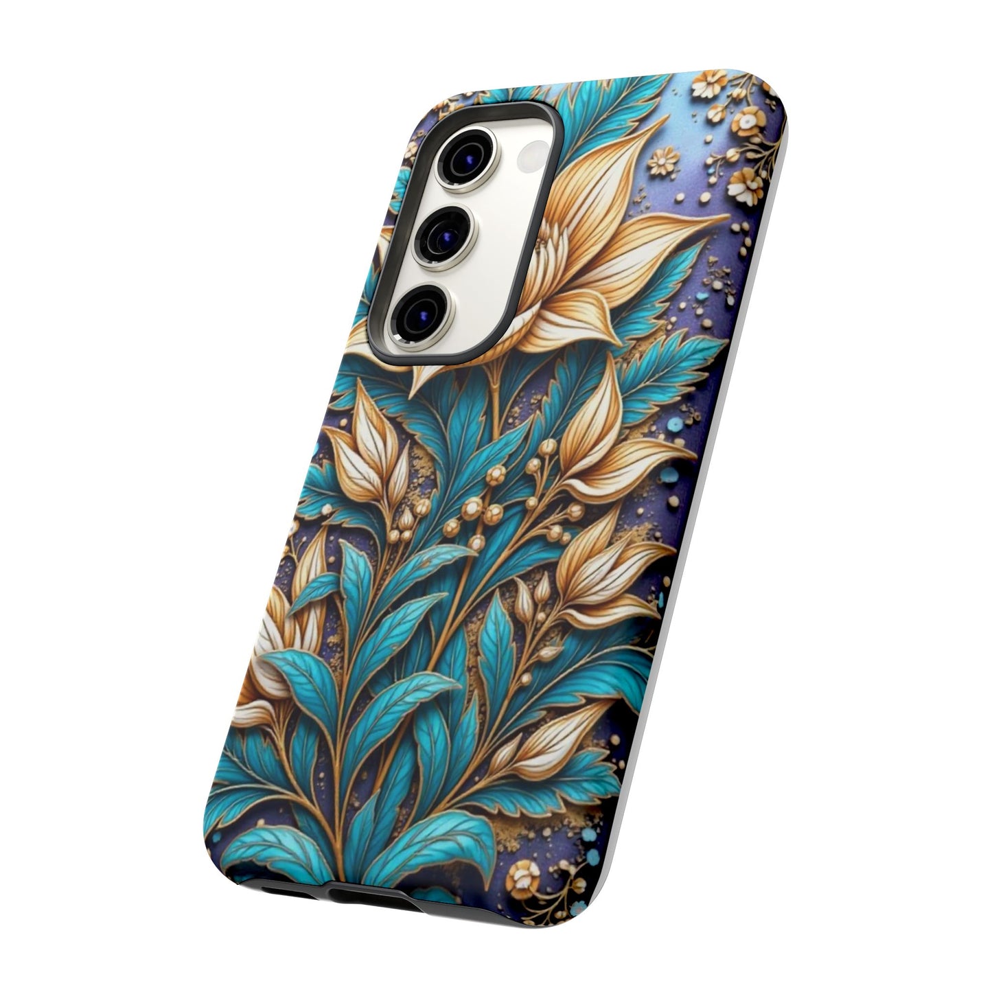 Golden Chrysanthemum: Floral Stained Glass Masterpiece