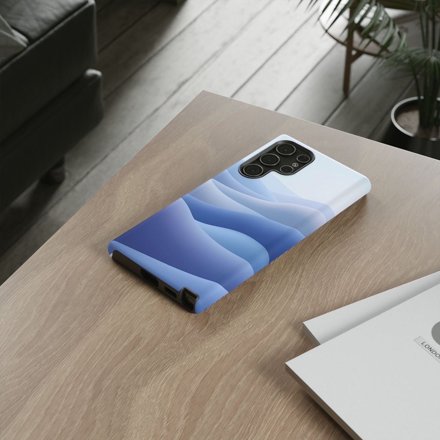 Intricate Abstract Wavy Landscape phone case