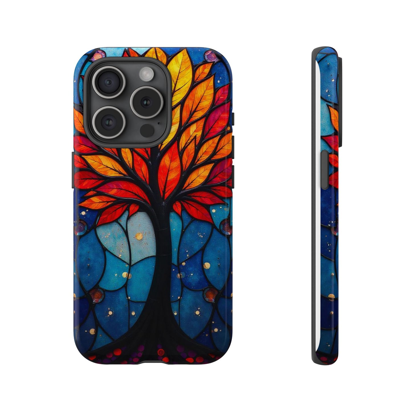 Stained Glass Tree: A Burst of Vibrant Elegance