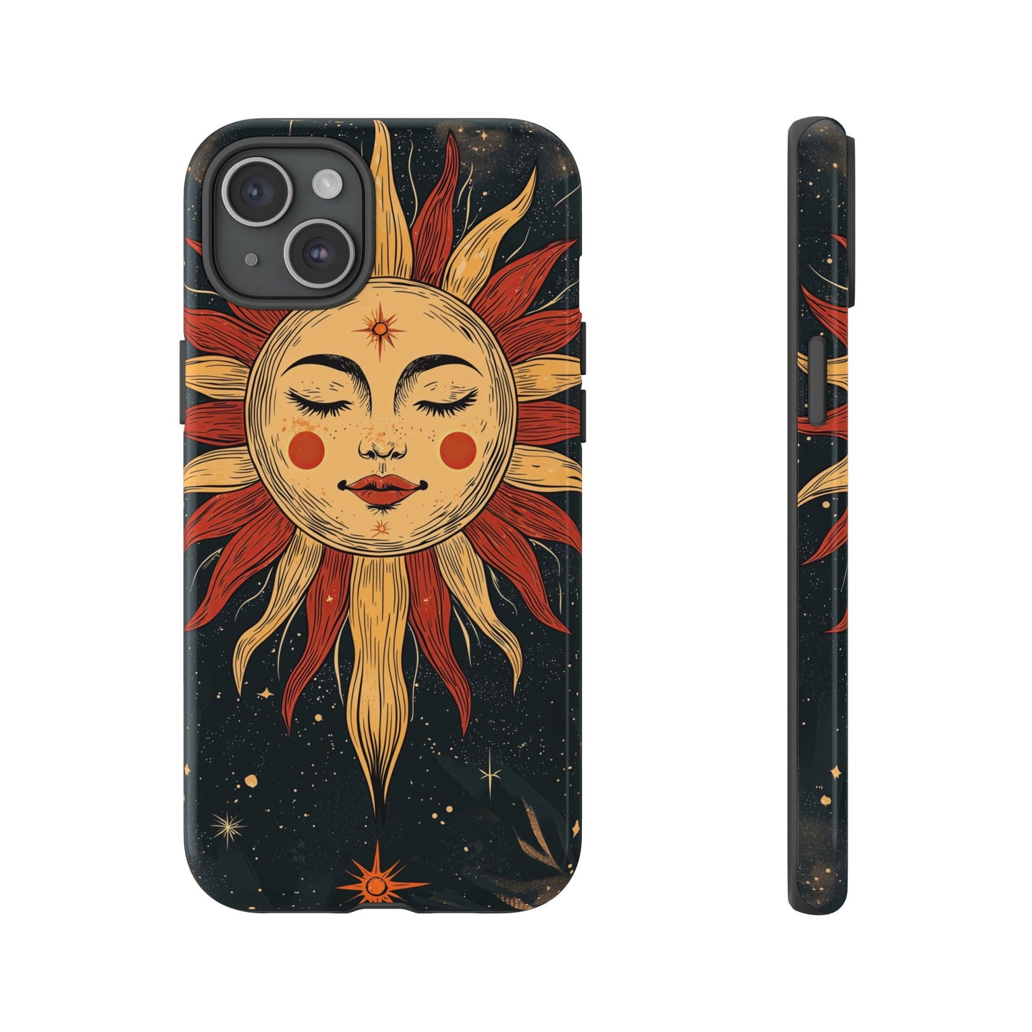 Boho Cosmic Sun Phone Case for iPhone, Pixel & Samsung