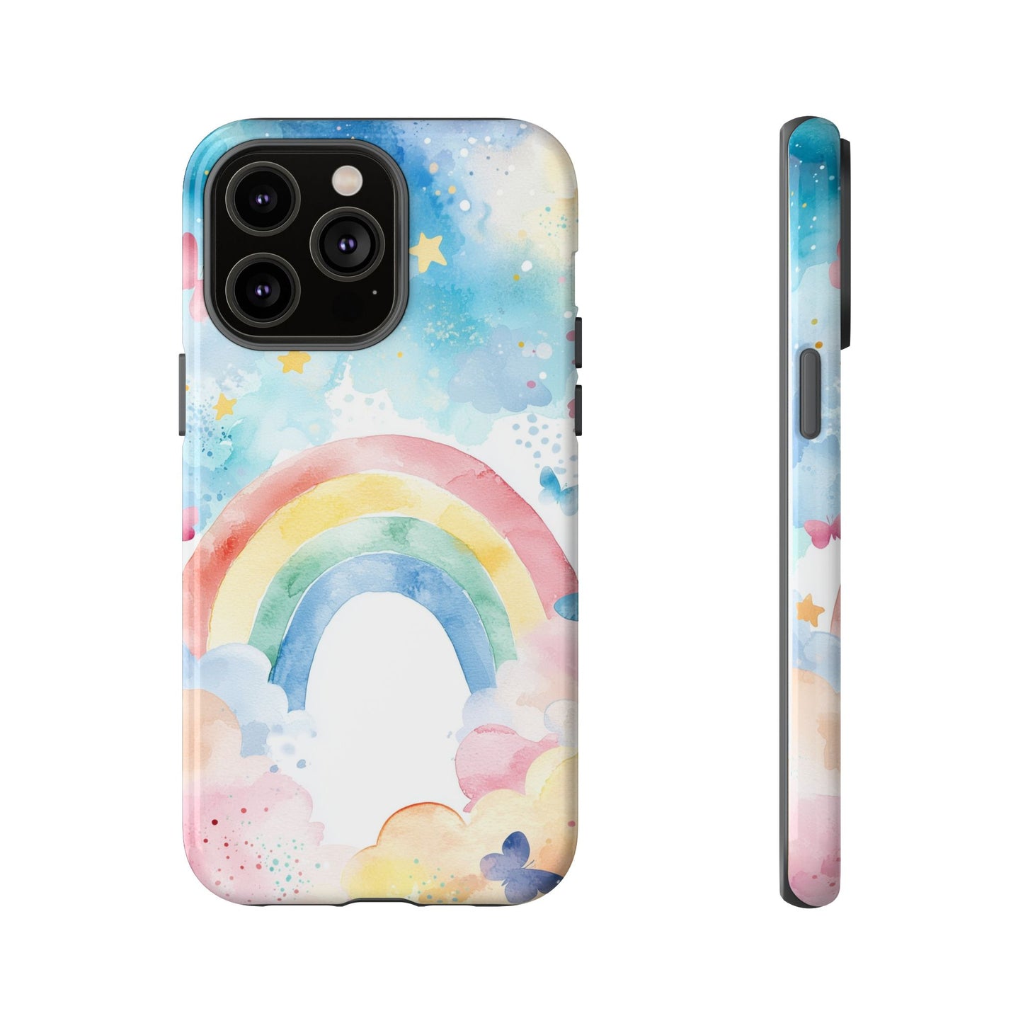 Mystic Splash Rainbow Watercolor Phone Case for iPhone, google Pixel & Samsung