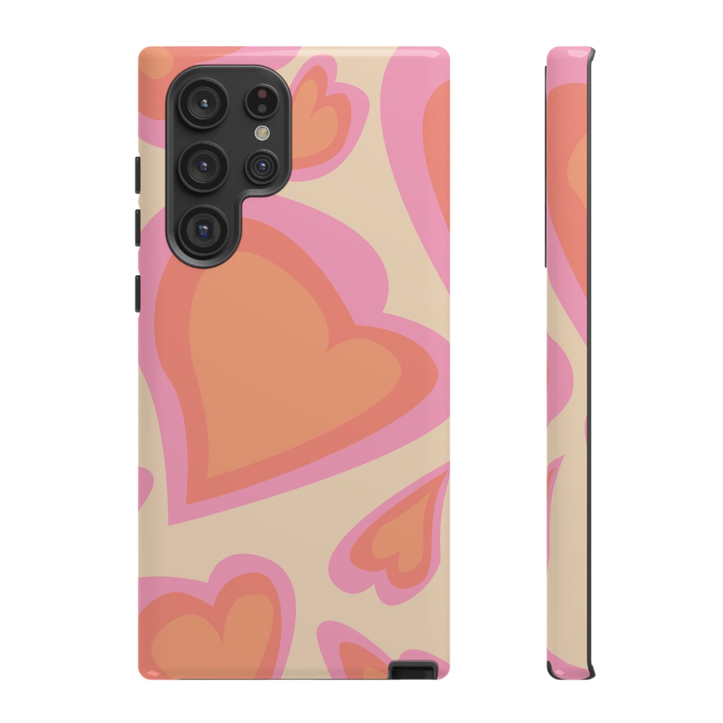 Retro Heart Phone Case – Cute Vintage Aesthetic for iPhone, Samsung & Google Pixel