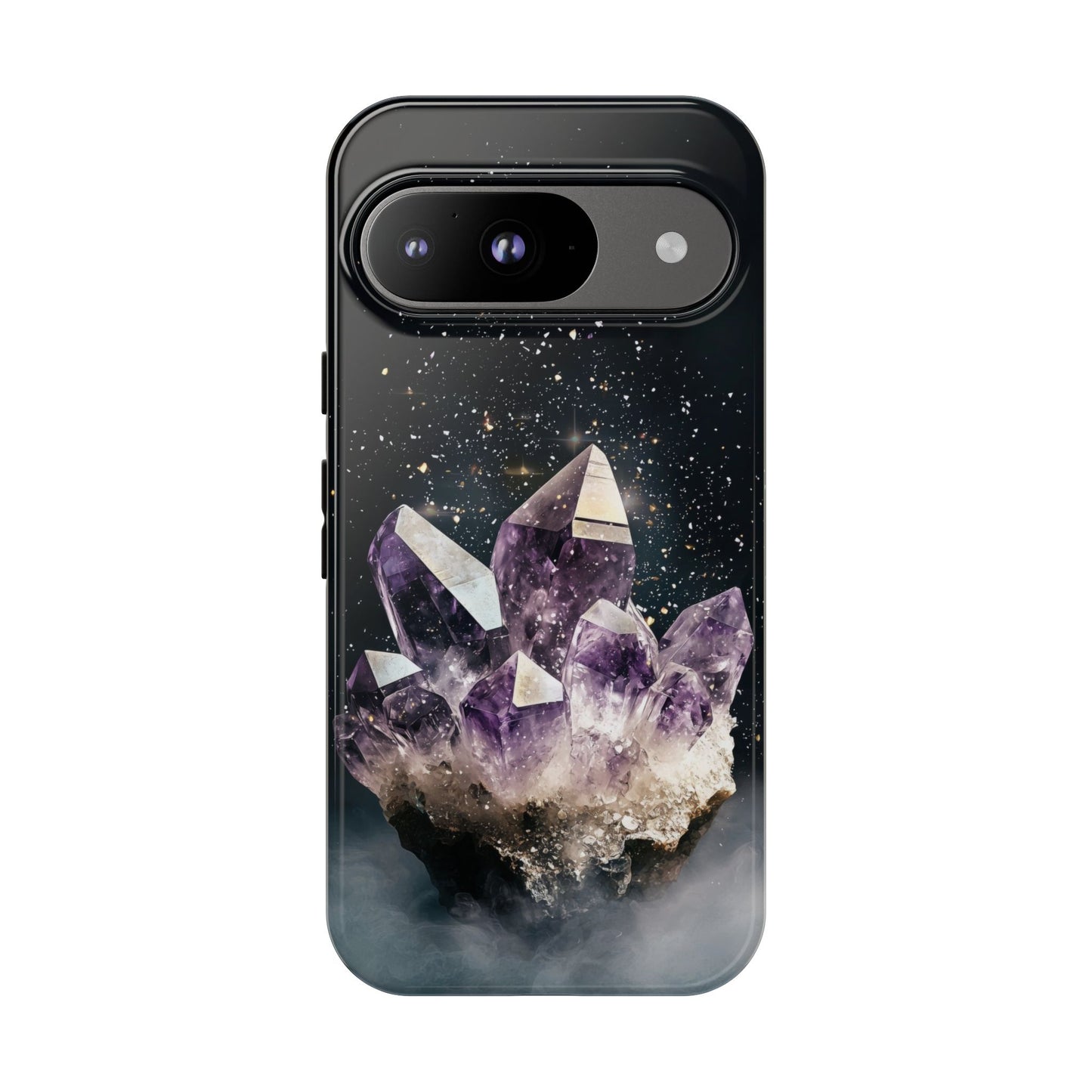 Celestial Amethyst Crystal Phone Case for iPhone, Samsung & Google Pixel