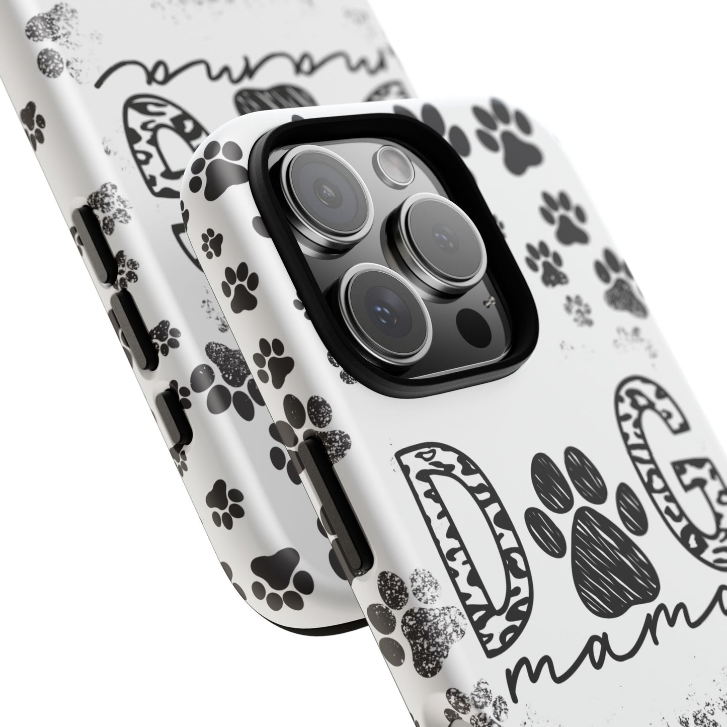 Dog Mama Phone Case for iPhone, Samsung & Google Pixel, Paw Print Phone Cover, Furry Friend Phone Case, Dog Owner/Pat Parents/Dog Mom Gifts