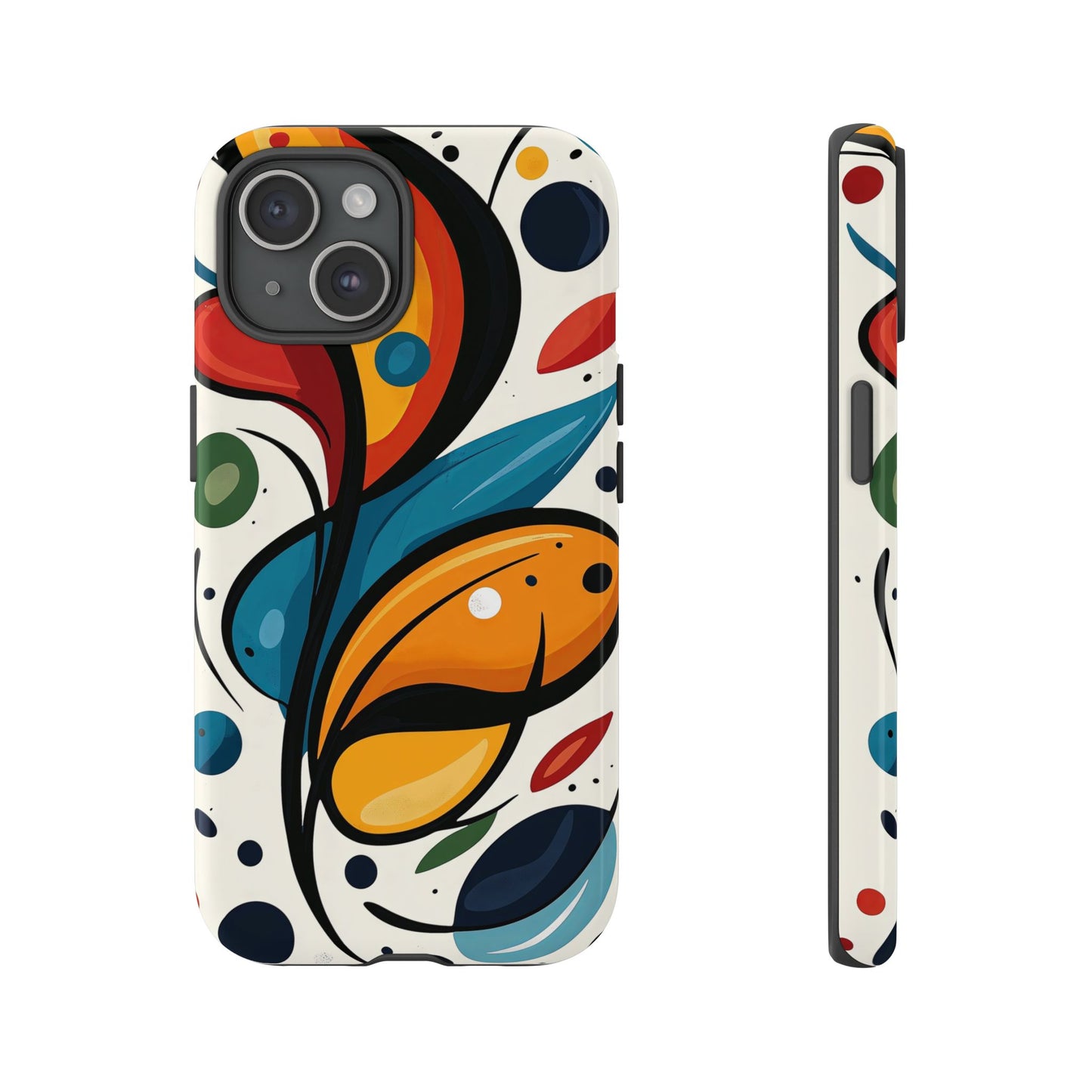 Vibrance Bloom – Bold Abstract Burst Phone Case for iPhone, Google Pixel, Samsung