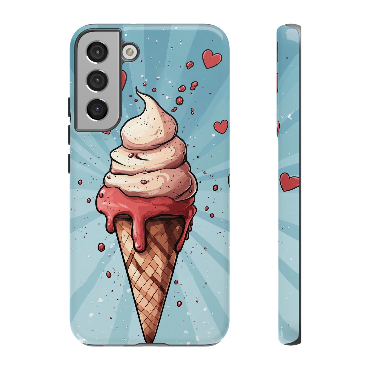 Sweet Scoop Anime Ice Cream Phone Case iPhone, Samsung, Google Pixel