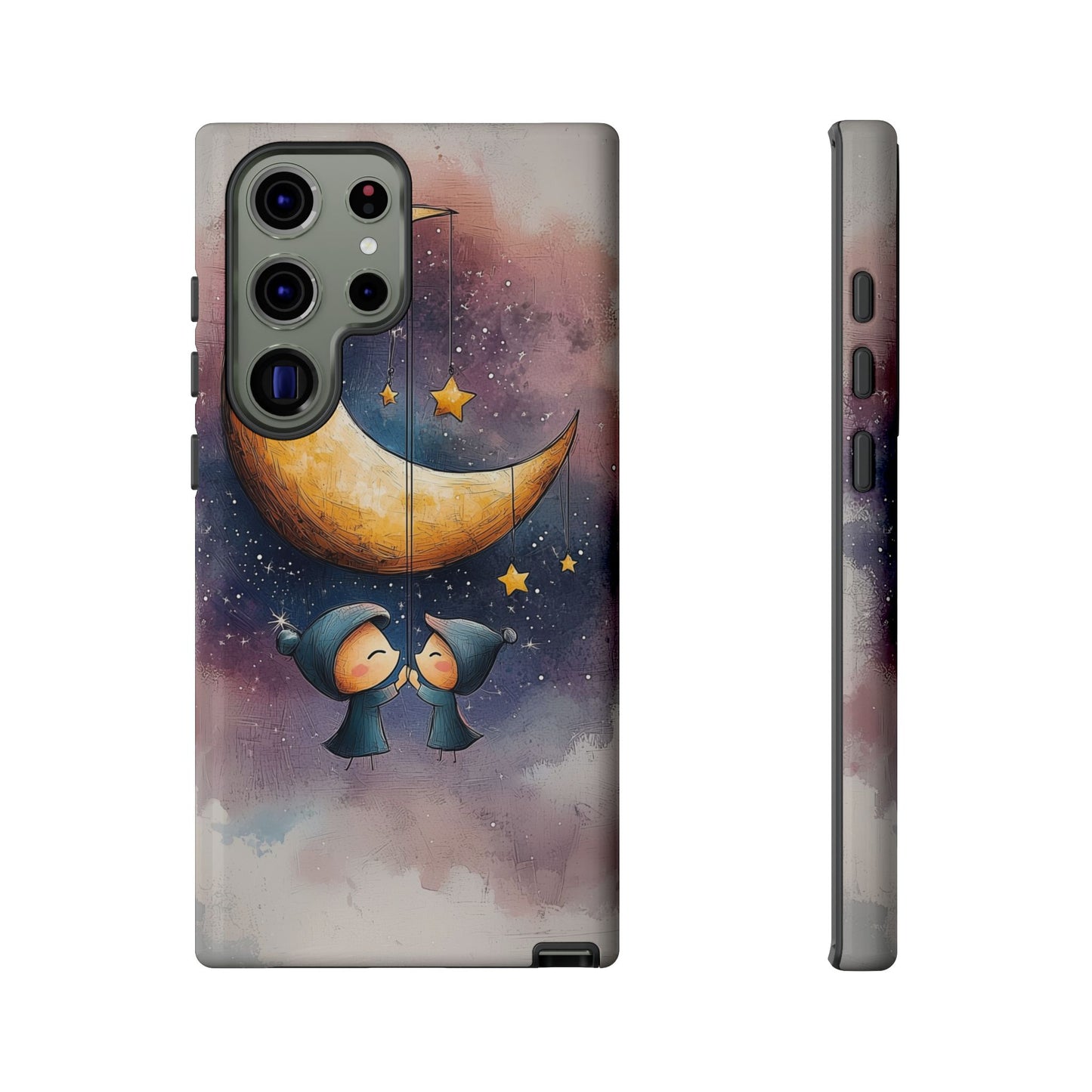 Dreamy Moonlight Duo Phone Case for iPhone, Samsung, Google Pixel