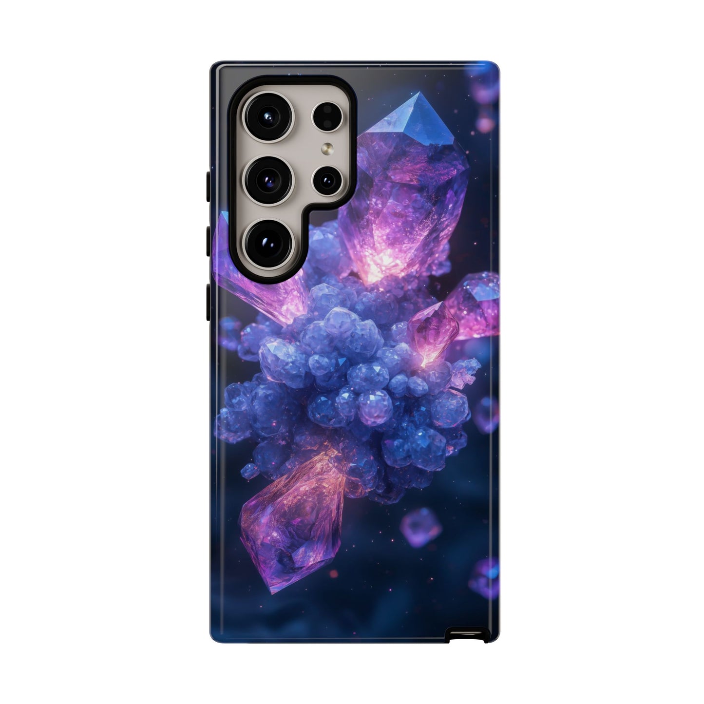 Cosmic Amethyst Crystal Phone Case for iPhone, Samsung & Google Pixel