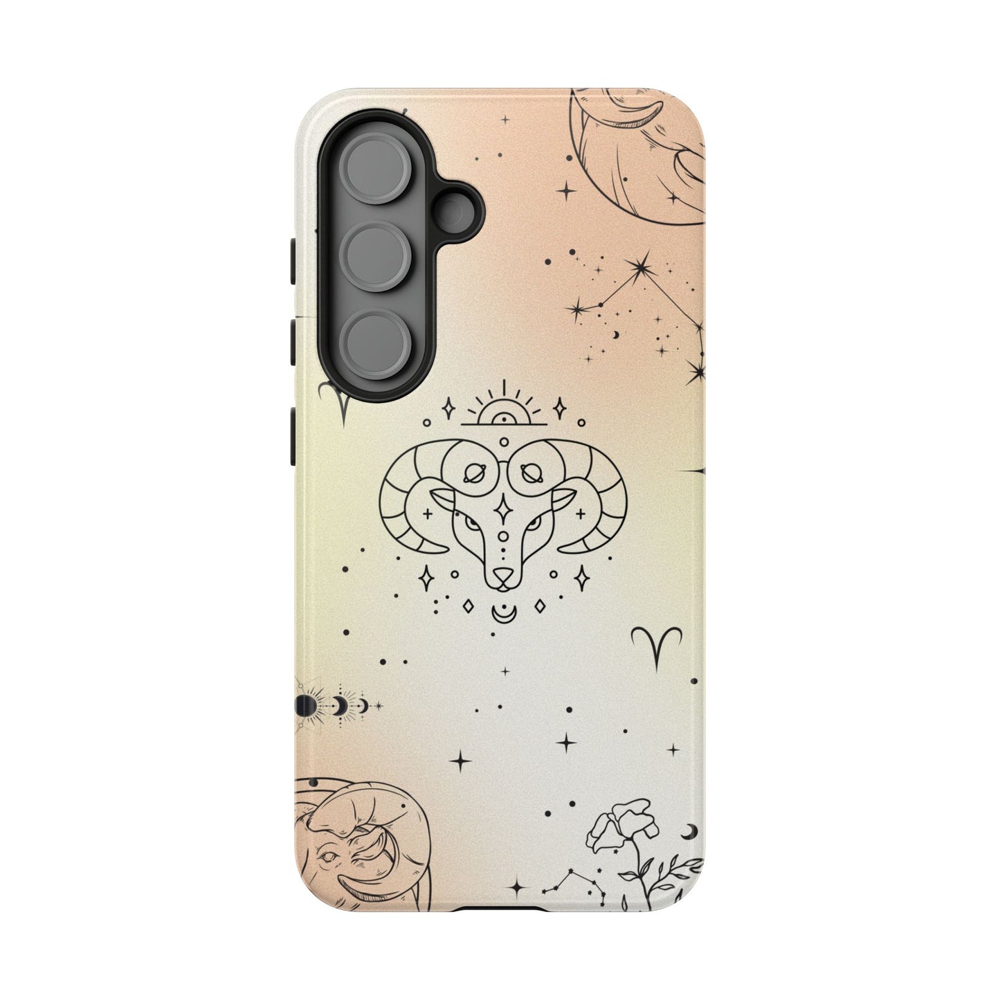 Aries Zodiac Sign Phone Case β Bold & Fiery Design for iPhone, Samsung & Google Pixel