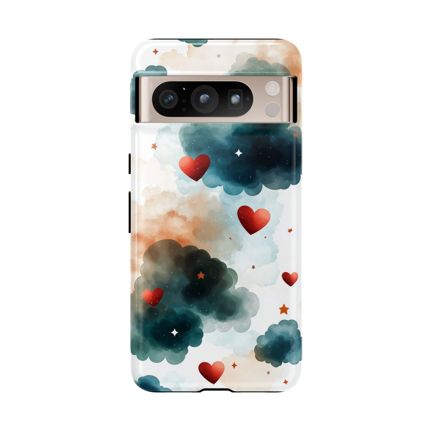 Celestial Heart Drift - Anime Aesthetic Phone Case for iPhone, Samsung, Google Pixel