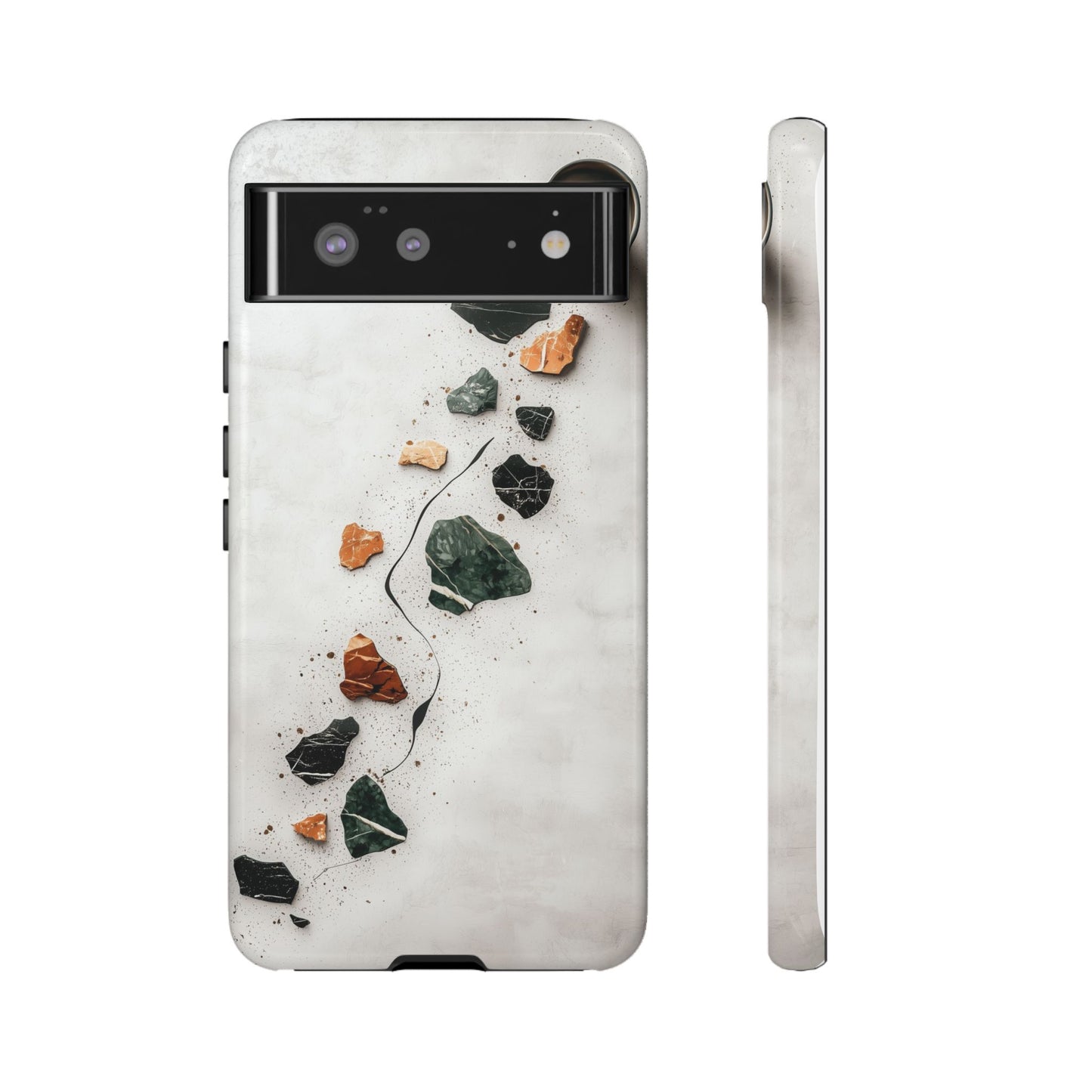 Minimalist Terrazzo Flow Phone Case for iPhone, google Pixel & Samsung