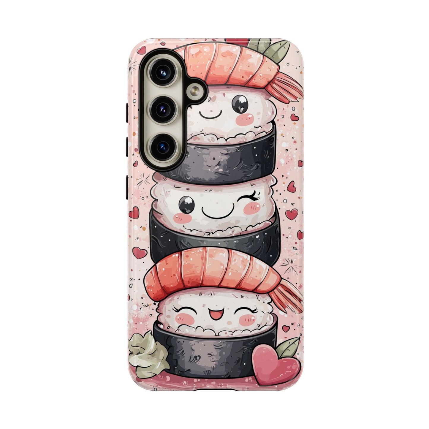 Anime Sushi Stack Phone Case β Cute & Tasty-Inspired Design for iPhone, Samsung, and Google Pixel
