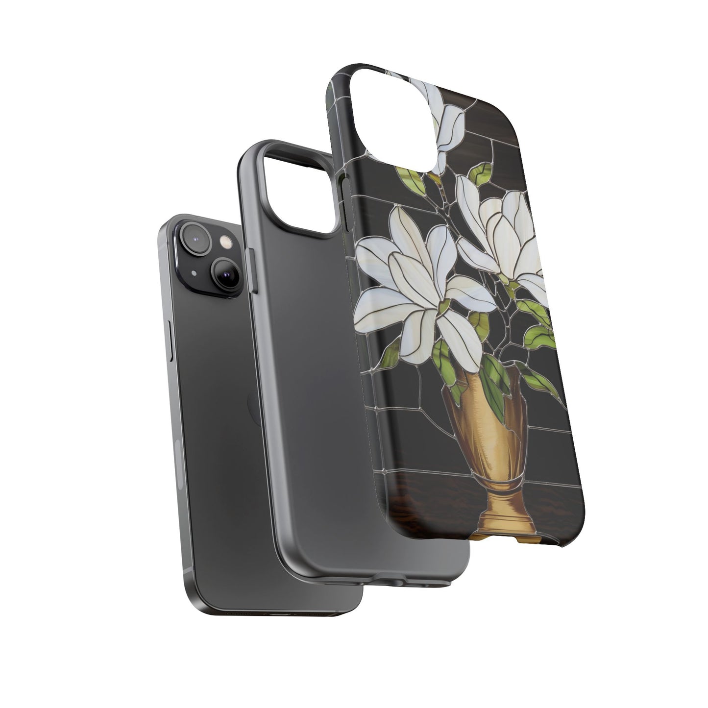 Stained Glass Floral Phone Case