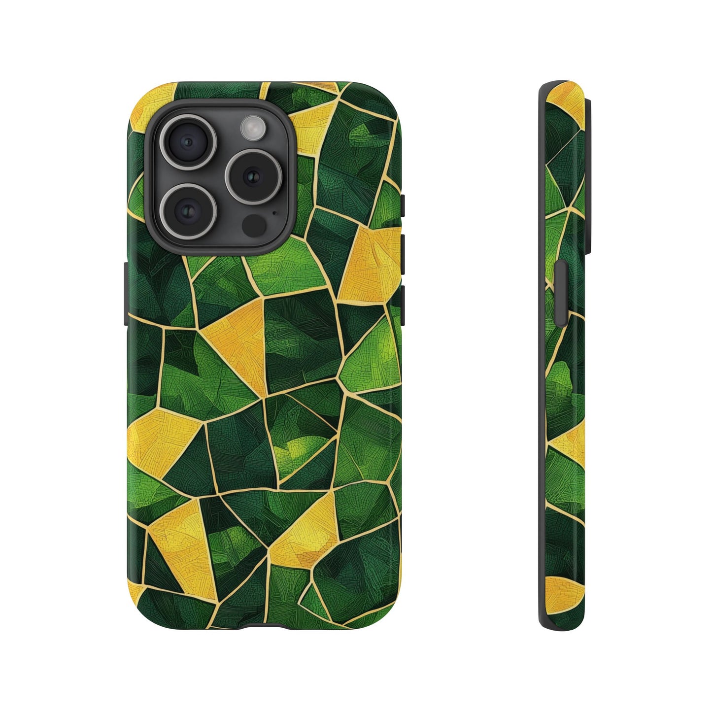 Intricate Turtle Shell Mosaic Phone Case for iPhone, Samsung & Google Pixel
