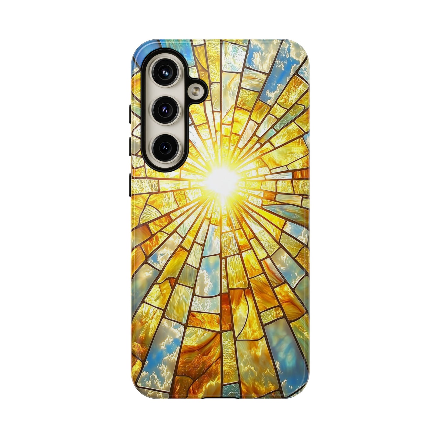 Heavenly Light – Radiant Sunburst Phone Case for iPhone, Samsung & Pixel
