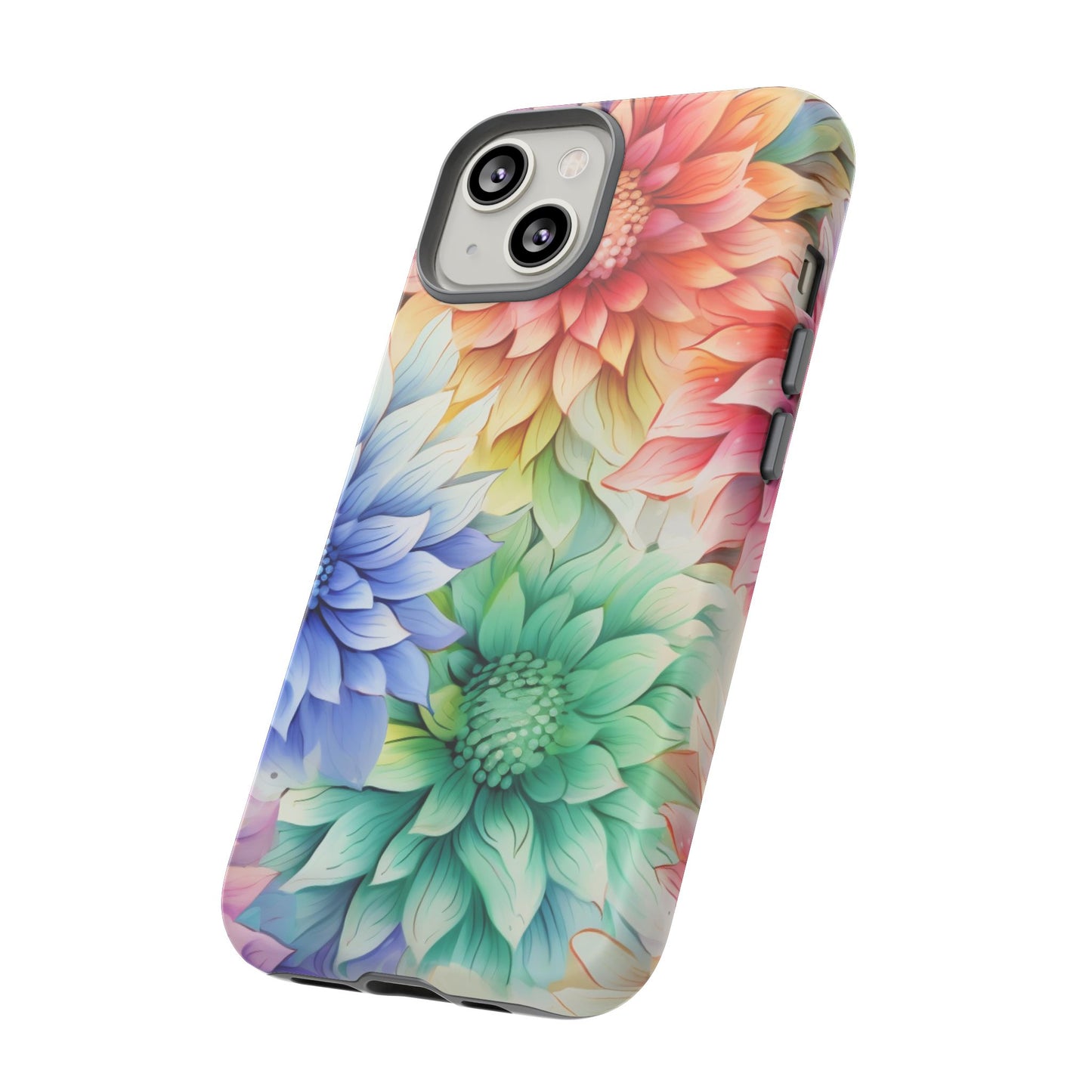 Rainbow Bloom Mandala Floral Mobile Case