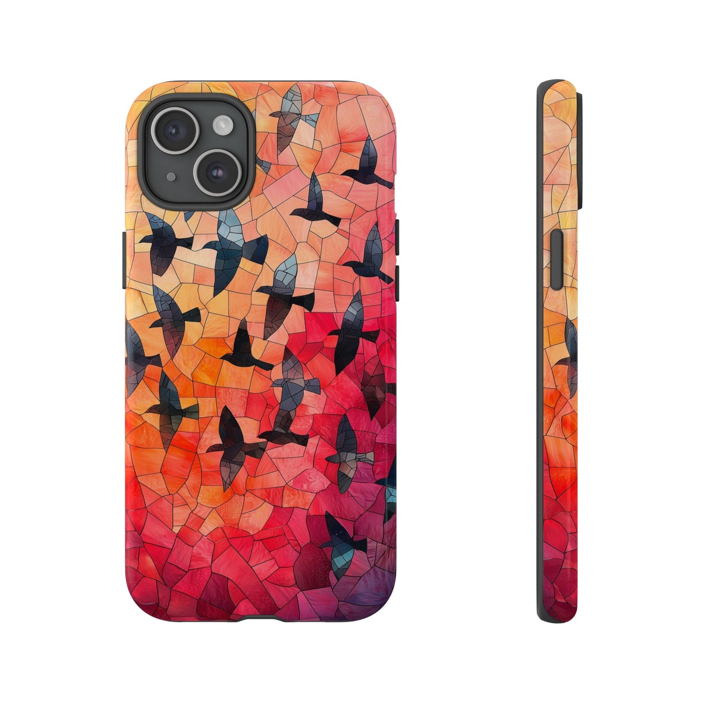 Chorus of Flight – Mosaic Birds Phone Case for iPhone, Samsung & Pixel