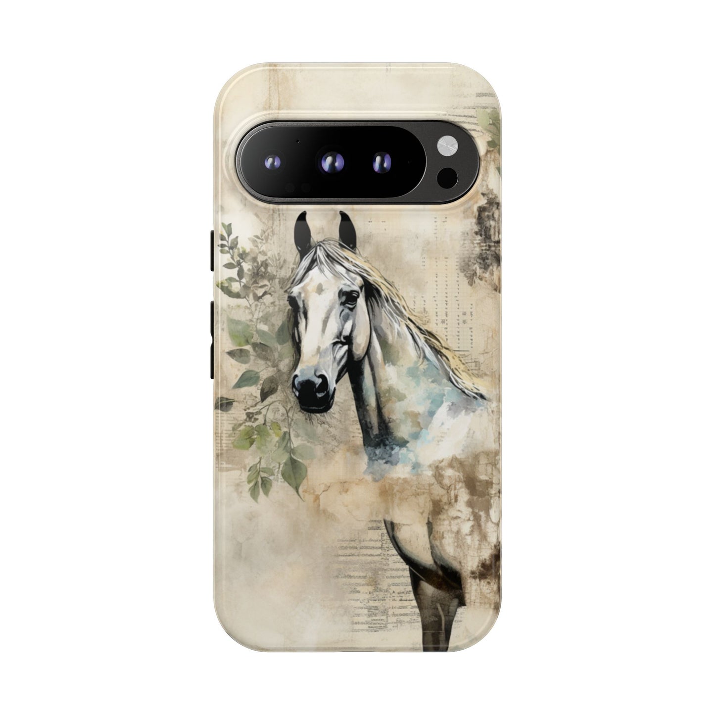 Watercolor Horse Print Phone Case - iPhone, Samsung & Google Pixel Cover - Artistic Equestrian Phone Case, Animal Lover Gift