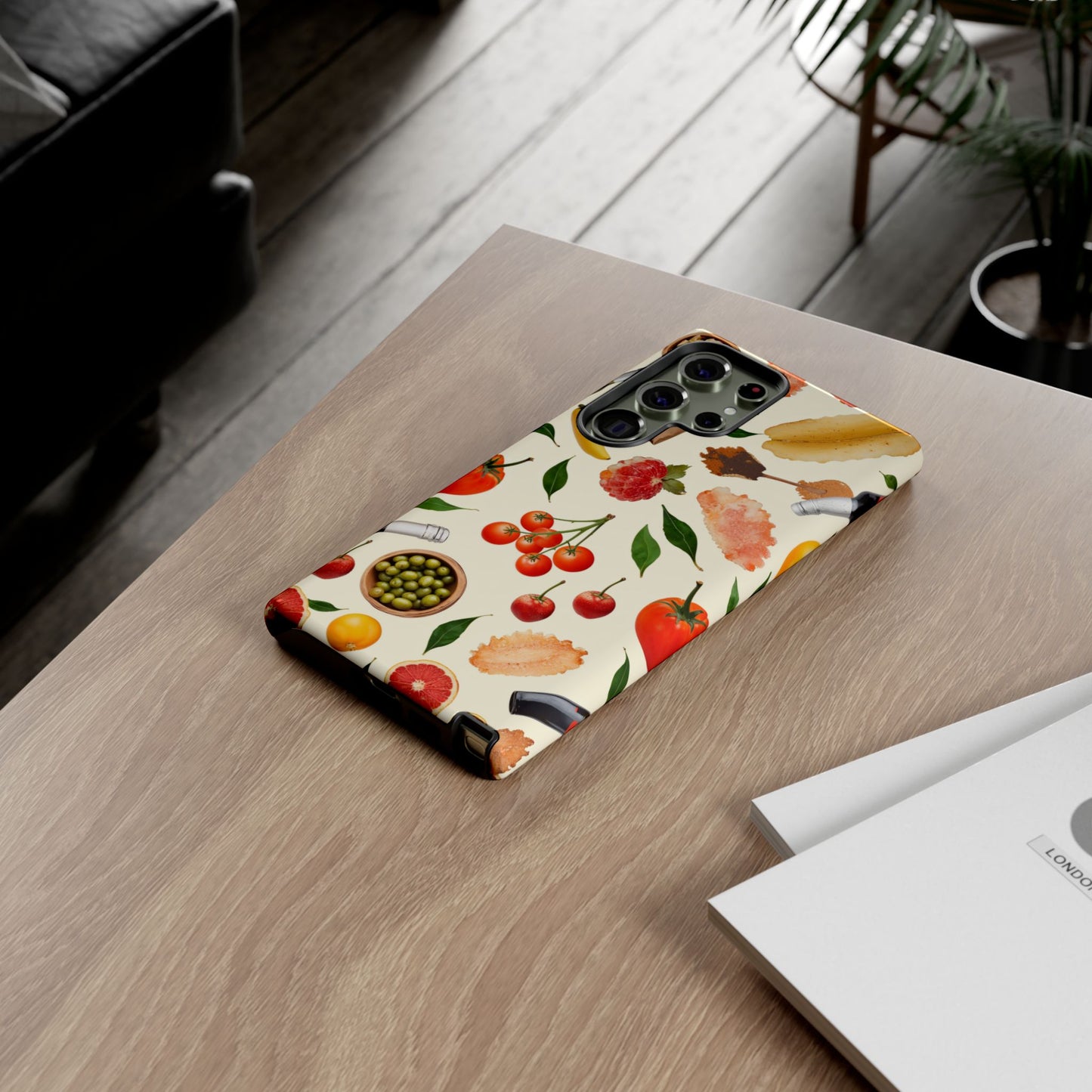 Fresh Fruits & Veggies Pattern Phone Case