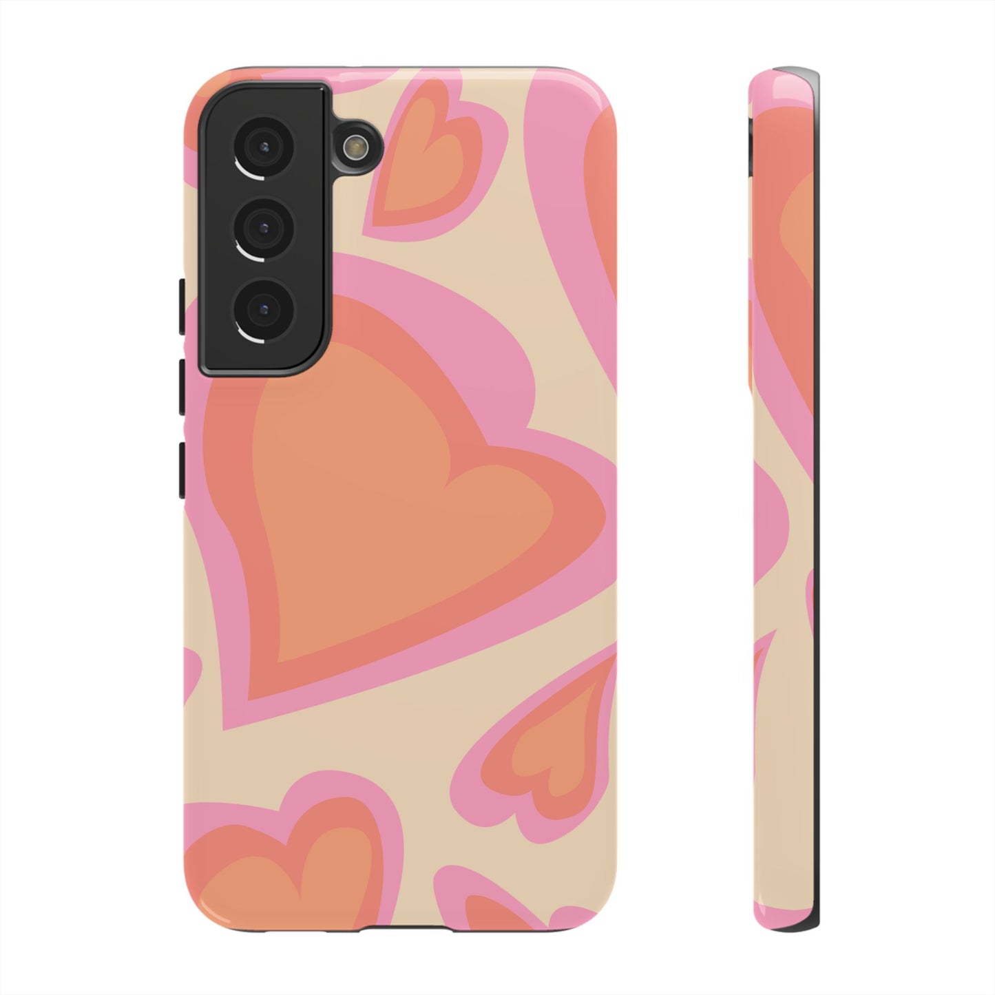 Retro Heart Phone Case – Cute Vintage Aesthetic for iPhone, Samsung & Google Pixel
