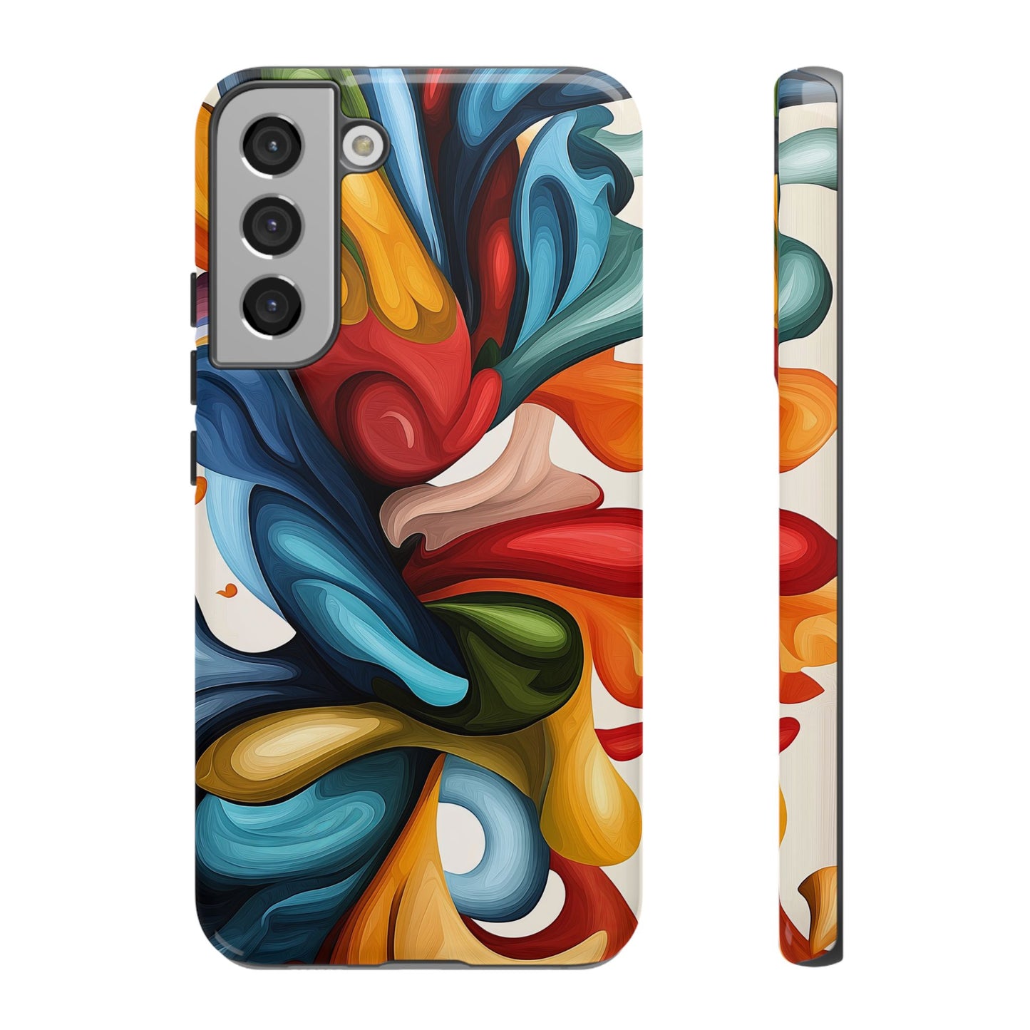 Chromatic Swirl – Abstract Expression Phone Case for iPhone, Samsung & Pixel