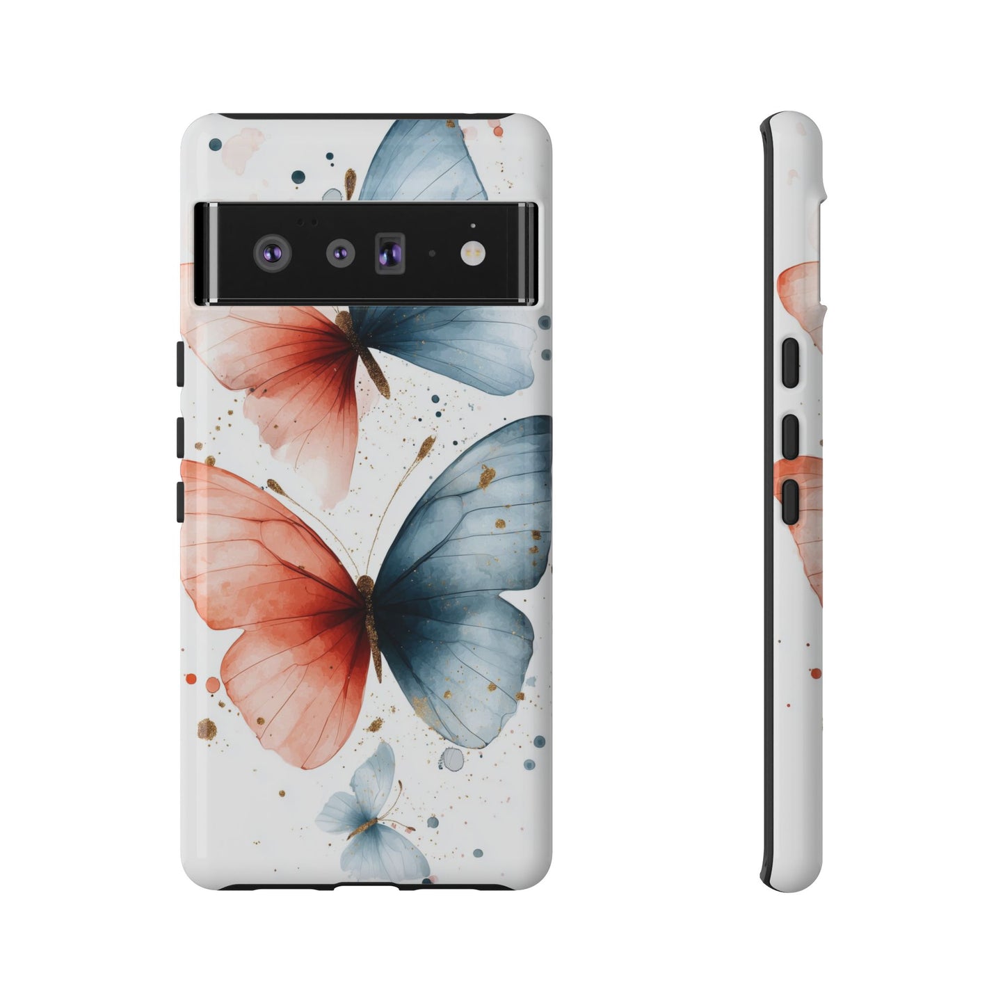 Golden Wings" – Elegant Butterfly Art Case for iPhone, google Pixel & Samsung