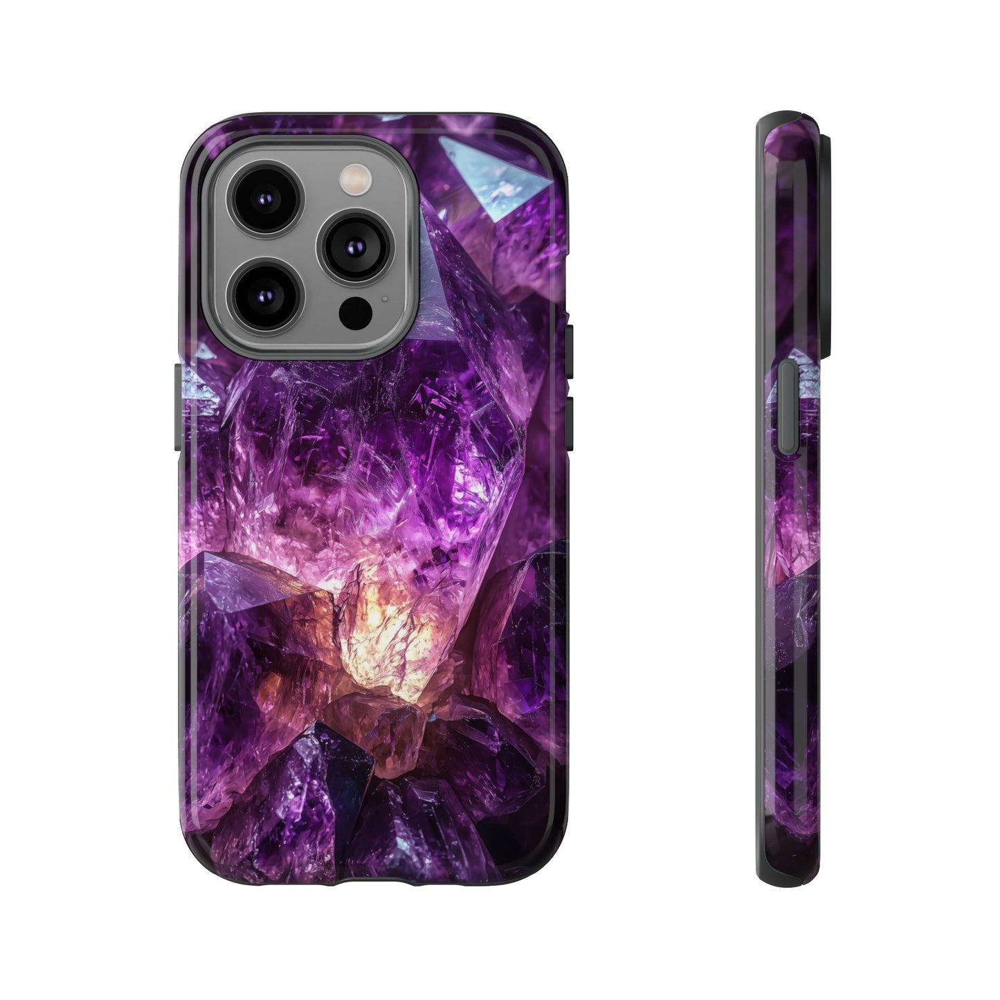 Royal Amethyst Stones Phone Case for iPhone, Samsung & Google Pixel