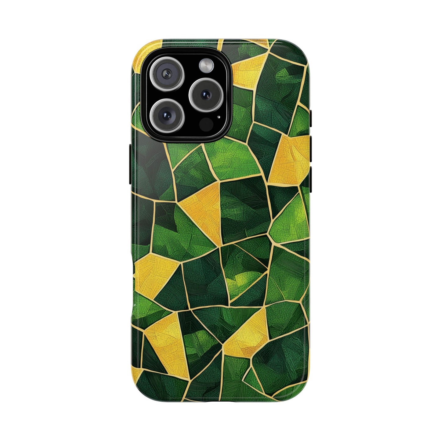 Intricate Turtle Shell Mosaic Phone Case for iPhone, Samsung & Google Pixel