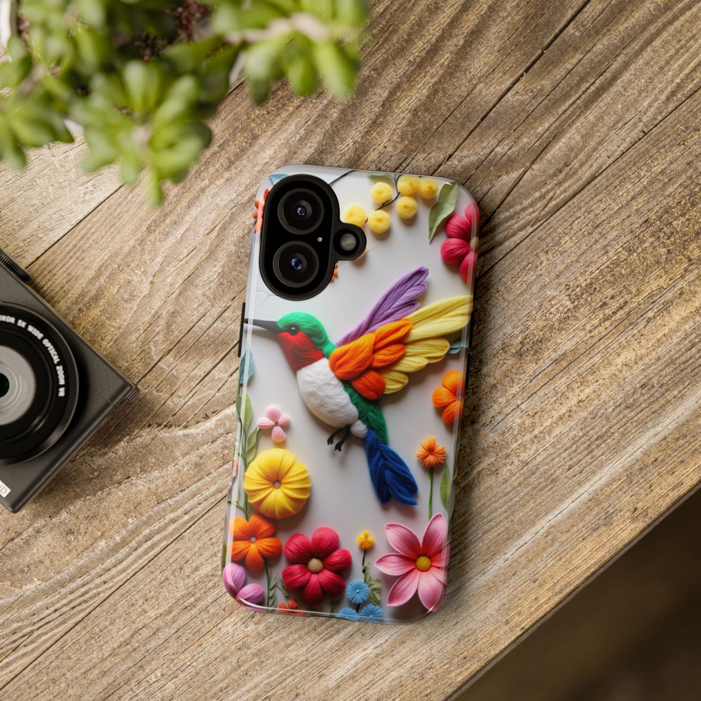Elegant Hummingbird with Floral Mosaic Design | Nature's Artistic Vibes | Pixel 8 pro