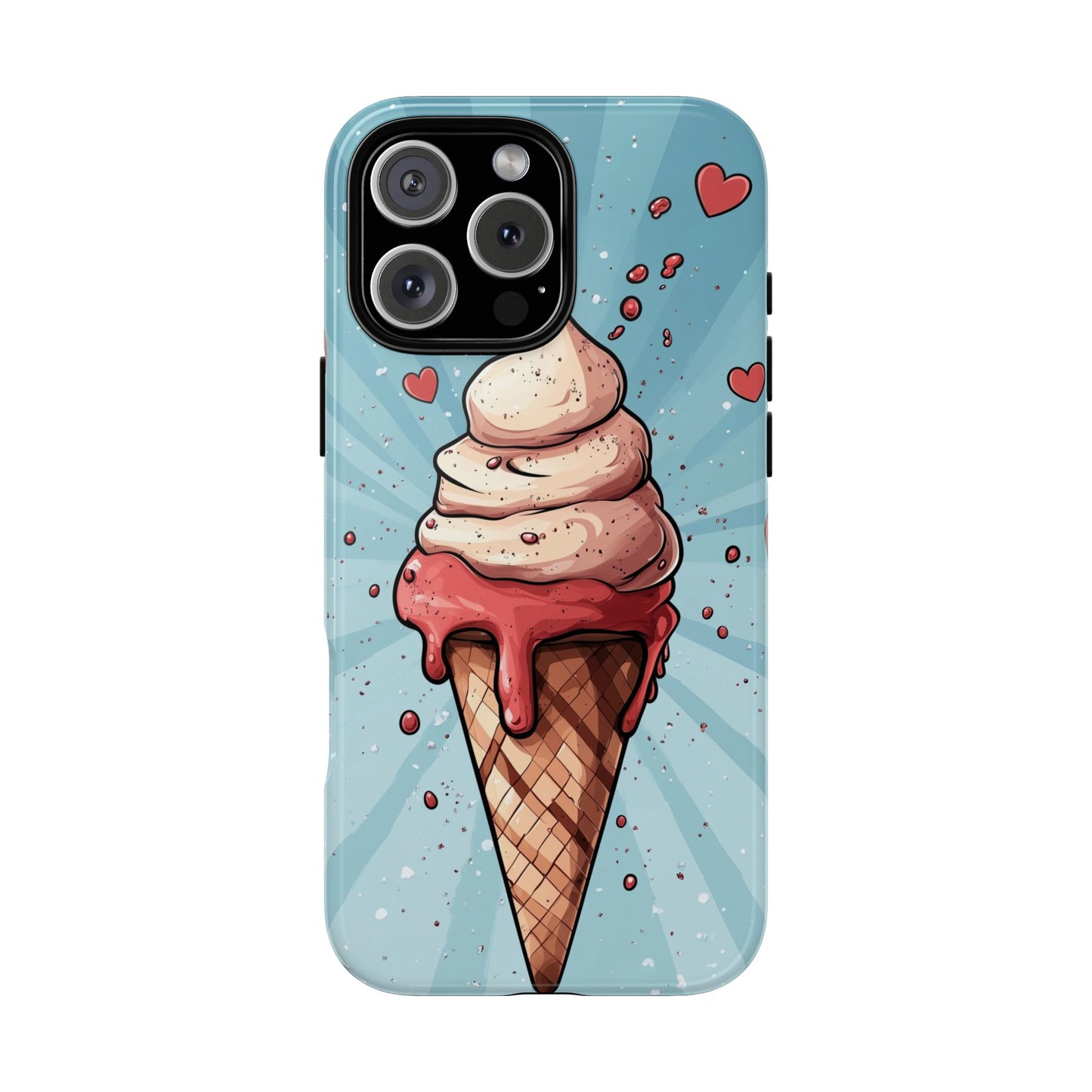 Sweet Scoop Anime Ice Cream Phone Case iPhone, Samsung, Google Pixel