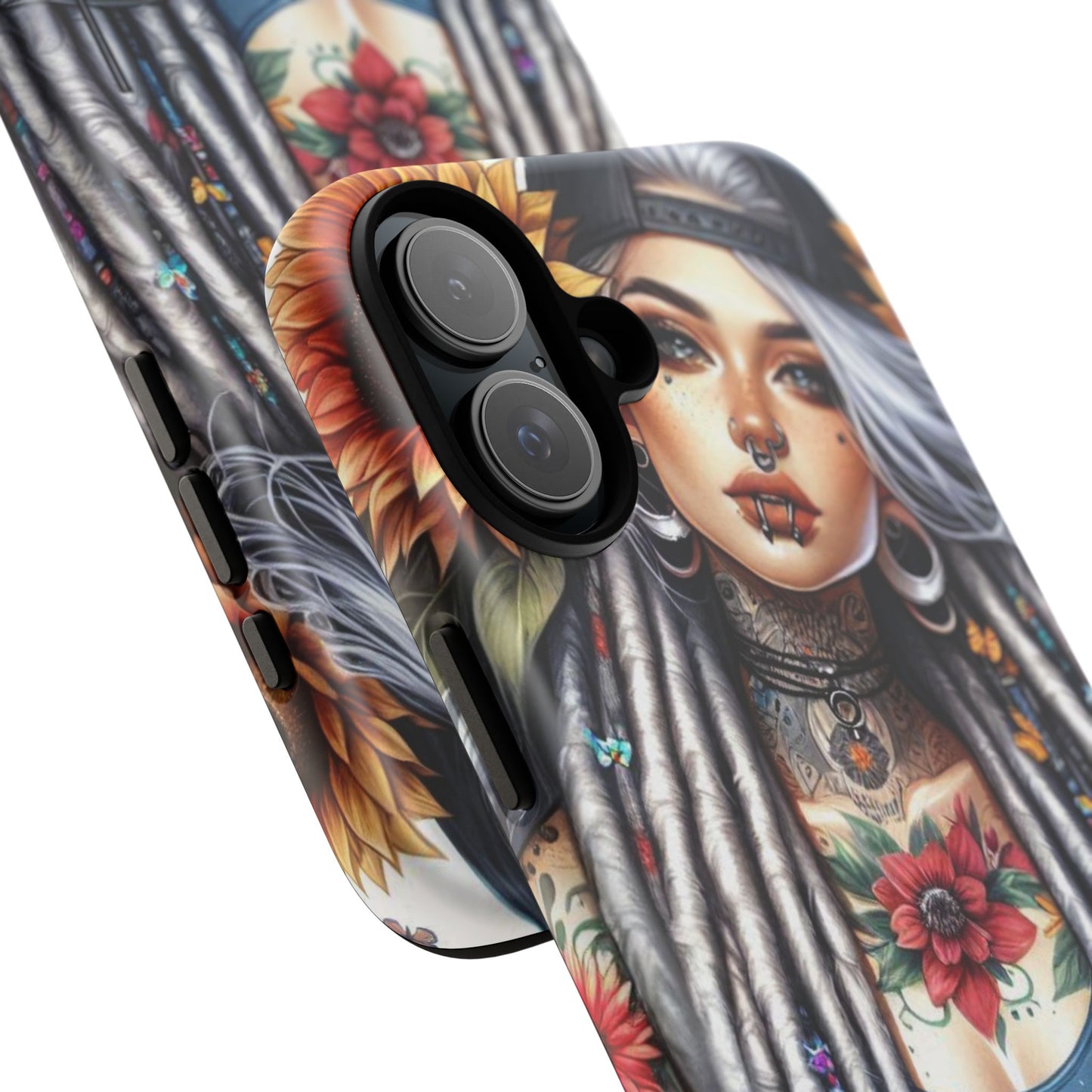 Sunflower Queen – Boho Rebel Tattoo Mobile Cover