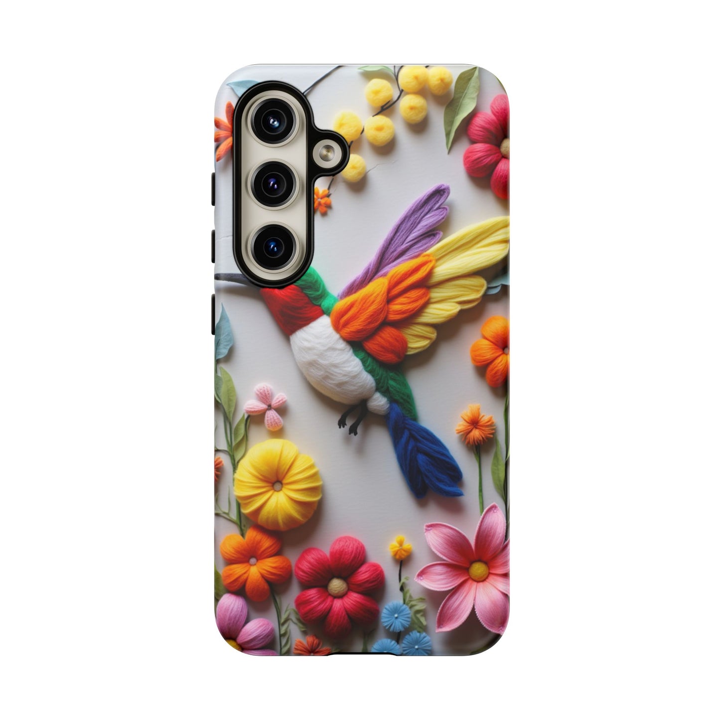 Elegant Hummingbird with Floral Mosaic Design | Nature's Artistic Vibes | Pixel 8 pro