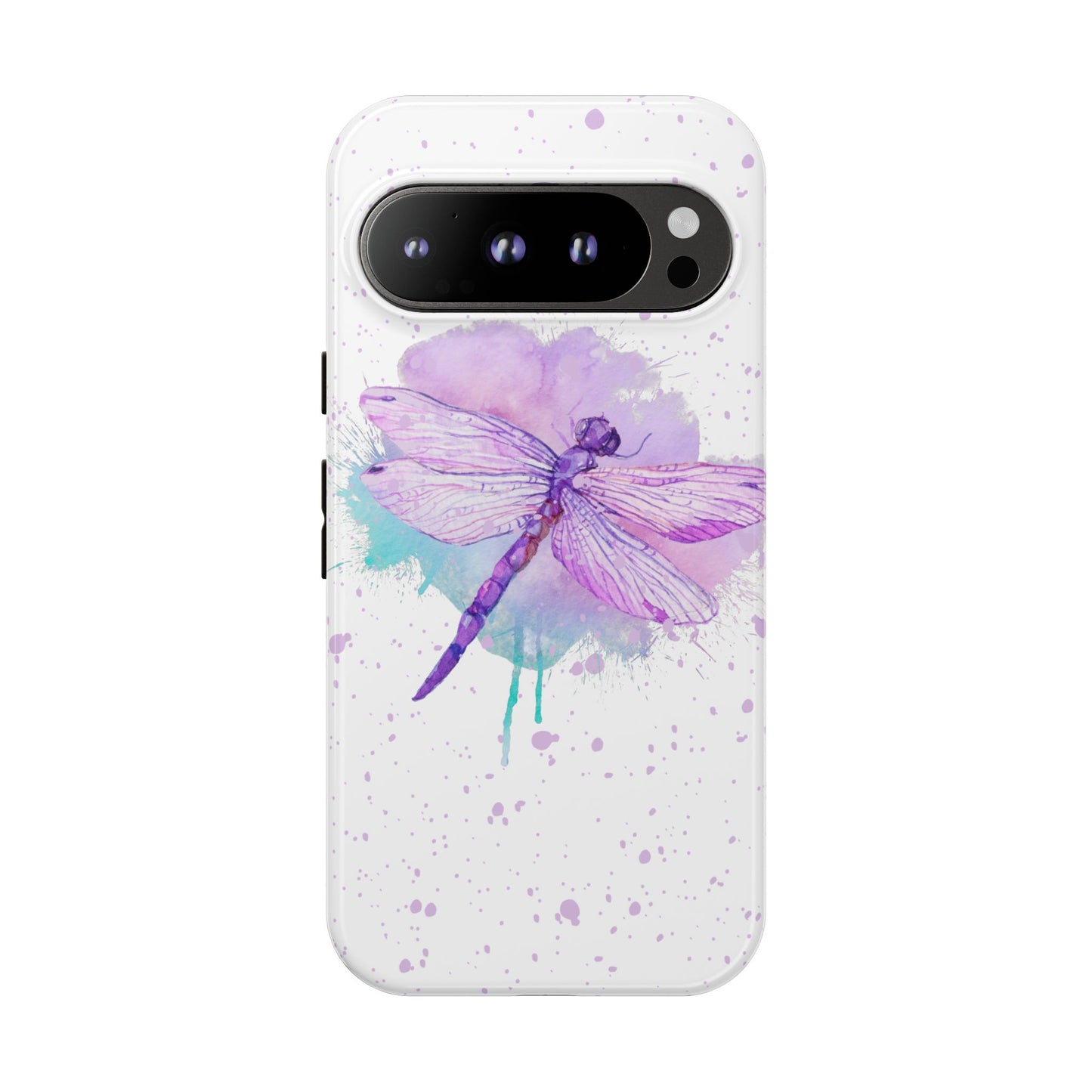 Watercolor Dragonfly Print Phone Case - iPhone, Samsung & Google Pixel Cover - Artistic Phone Case, Insect Lover Gift