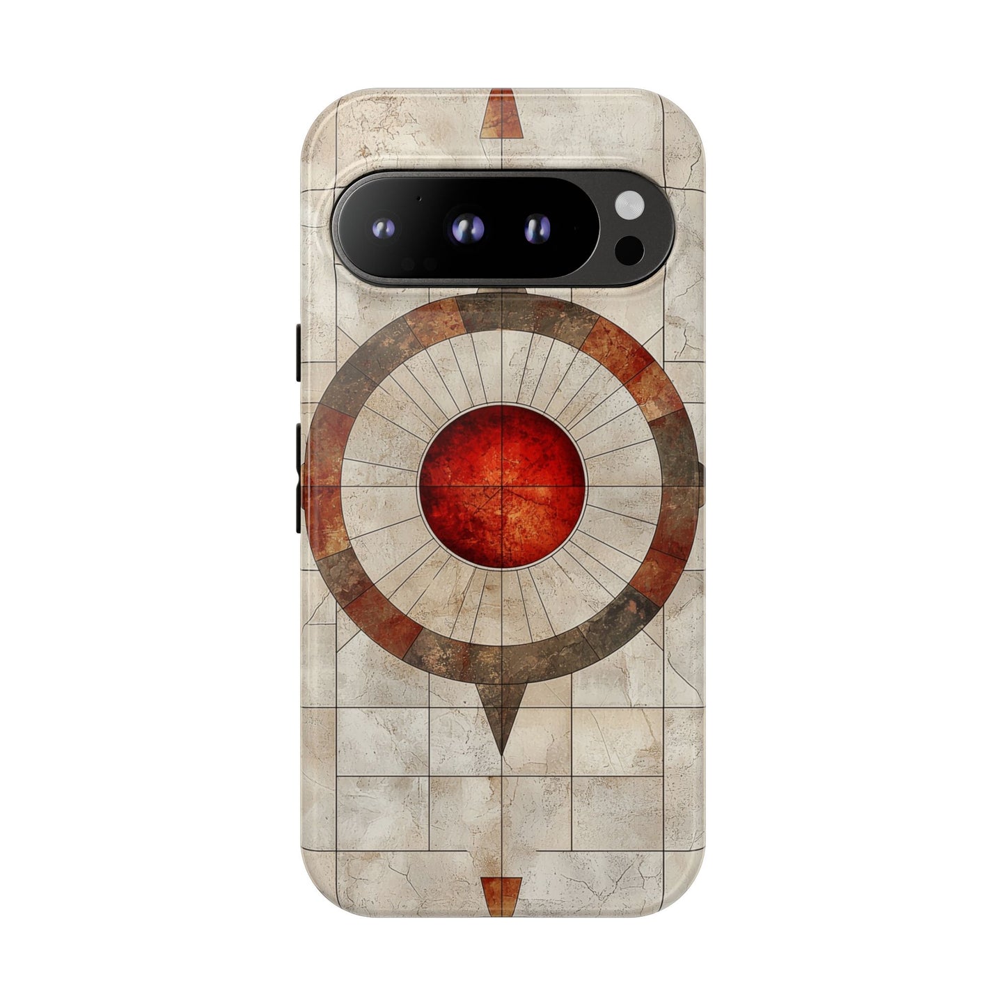 Boho Stone Compass Phone Case for iPhone, Pixel & Samsung
