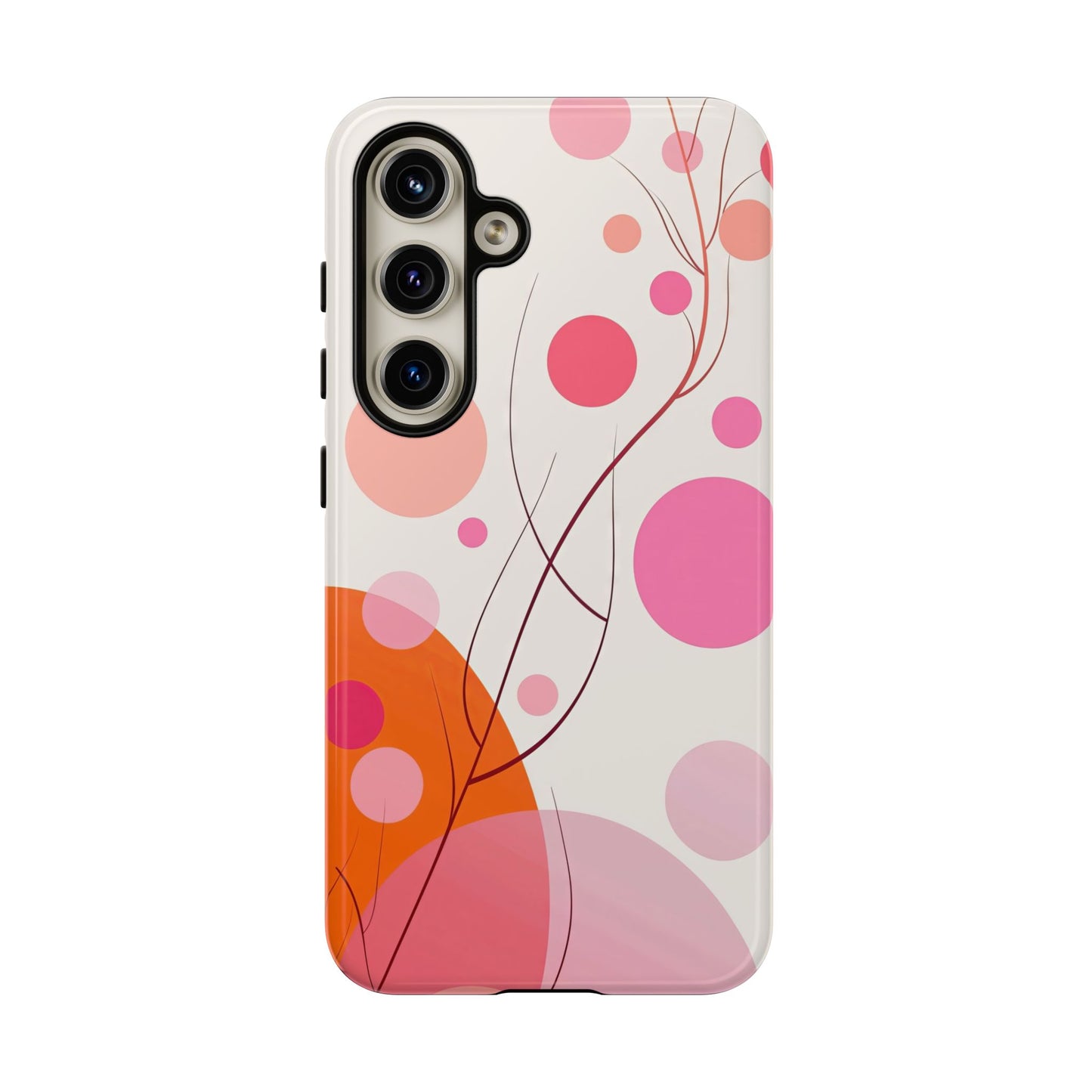 Blush Bloom – Abstract Floral Phone Case for iPhone, Samsung & Pixel