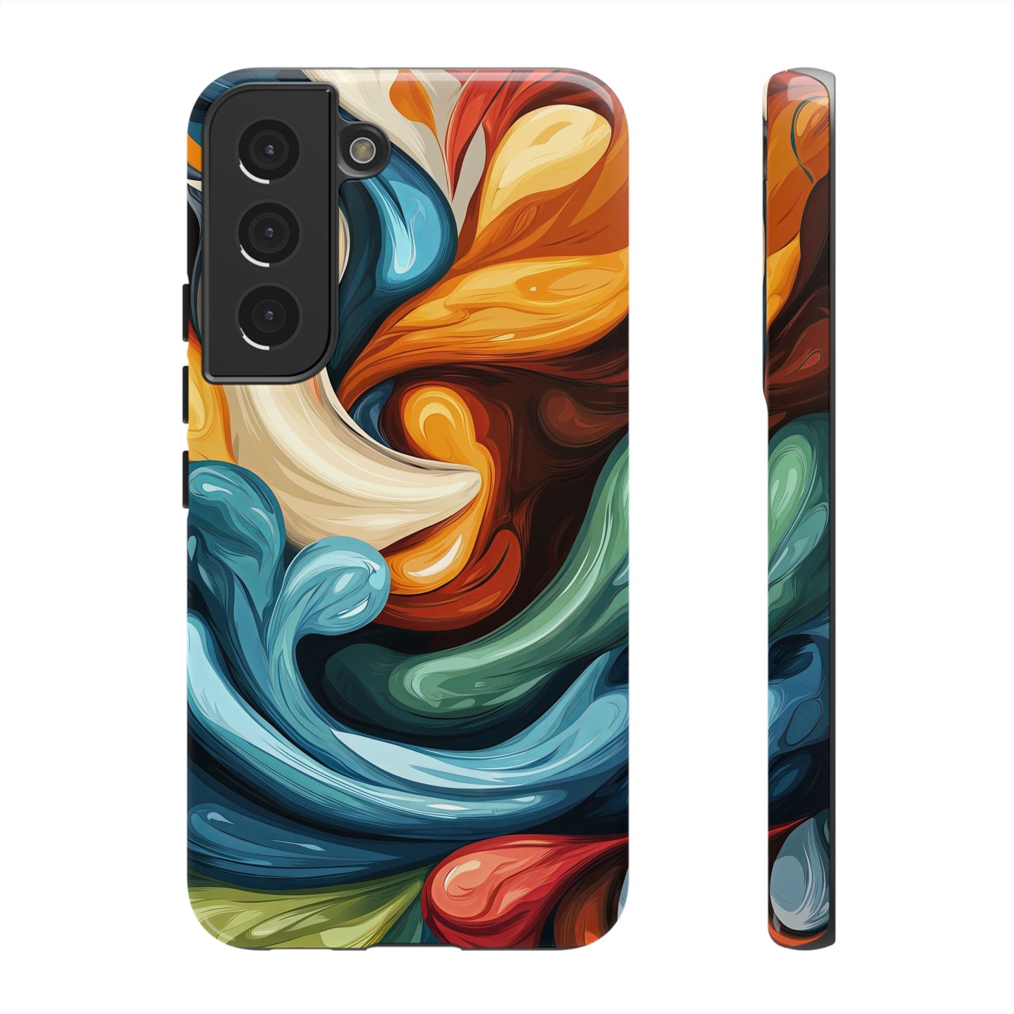 Color Current – Fluid Energy Abstract Phone Case for iPhone, Samsung & Pixel
