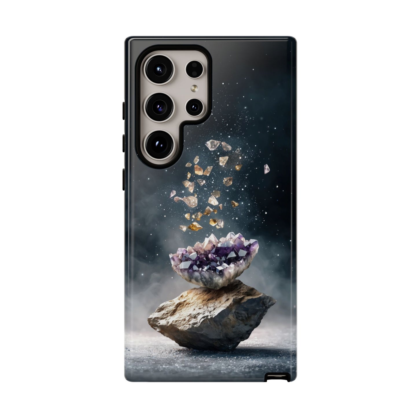 Mystic Amethyst Stones Phone Case for iPhone, Samsung & Google Pixel