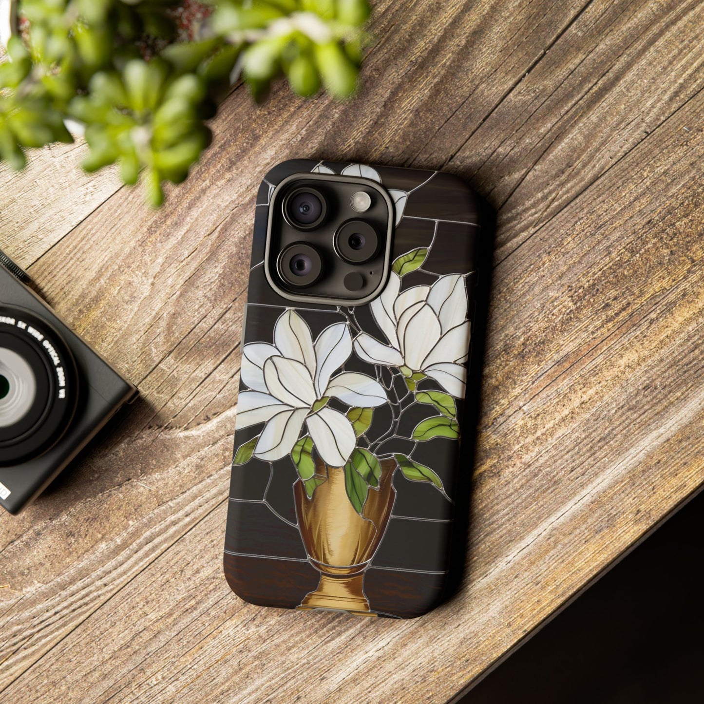 Stained Glass Floral Phone Case