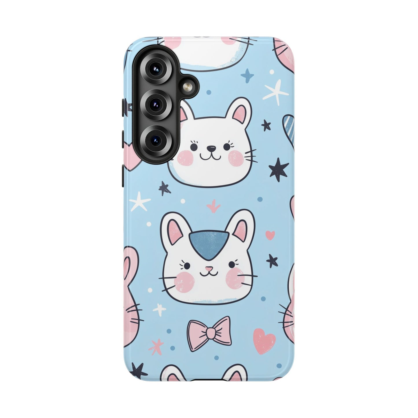 Kawaii Kitty Love Anime Phone Case for iPhone, Samsung, Google Pixel